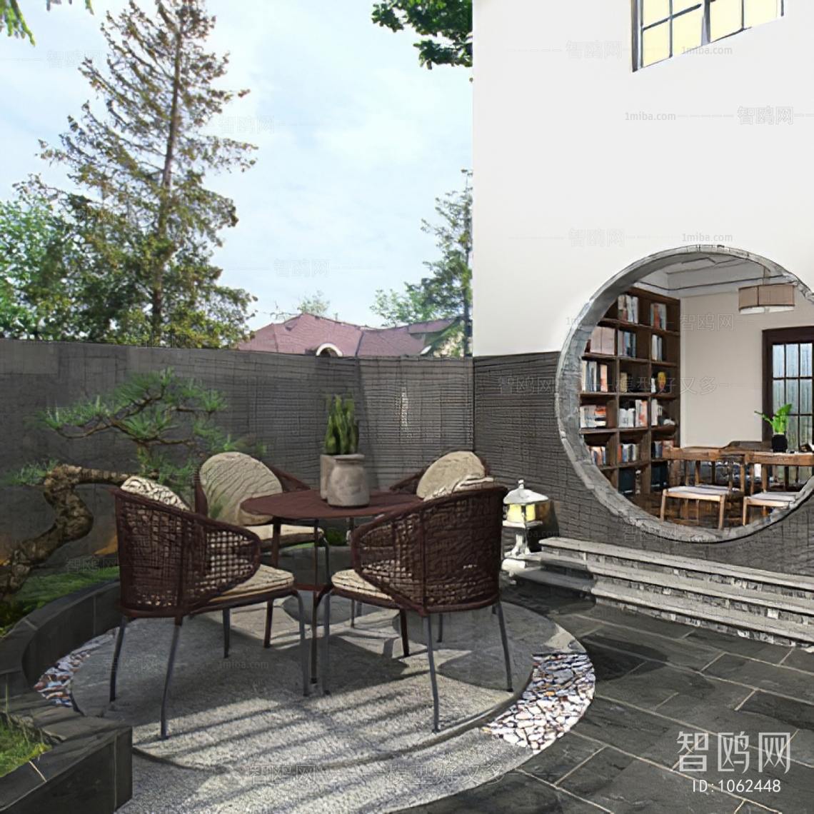 New Chinese Style Courtyard/landscape