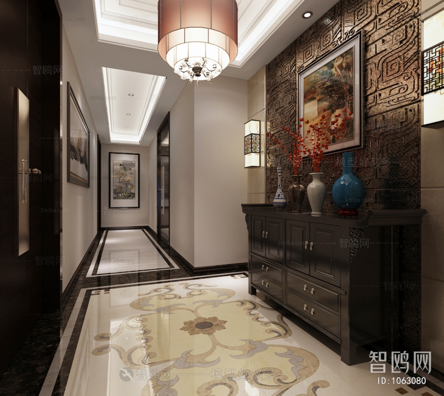 New Chinese Style Hallway