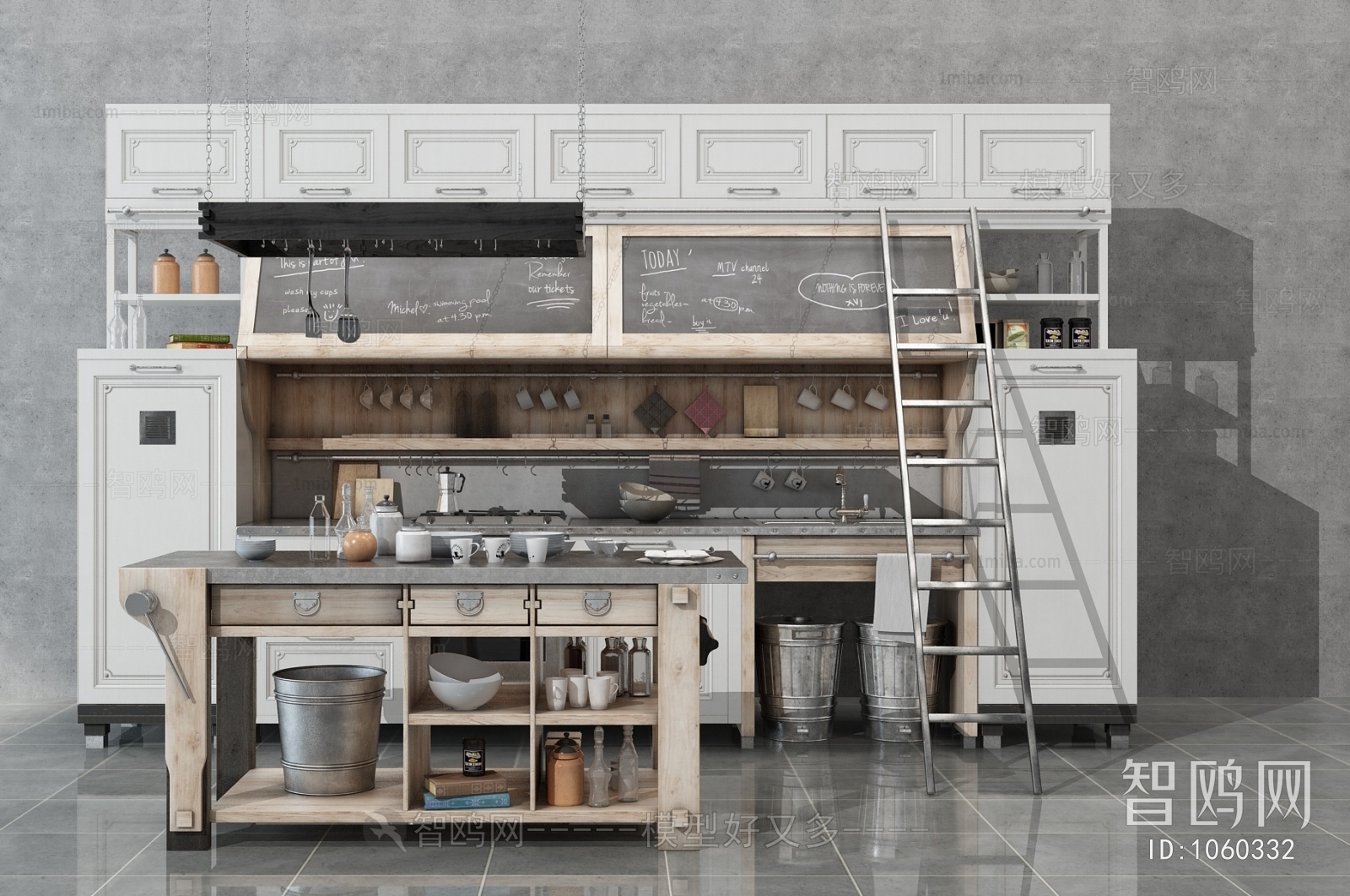 Industrial Style Nordic Style Kitchen Cabinet