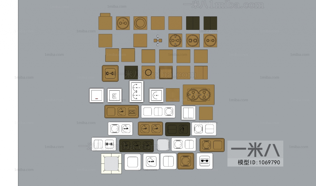 Modern Switch Socket Panel