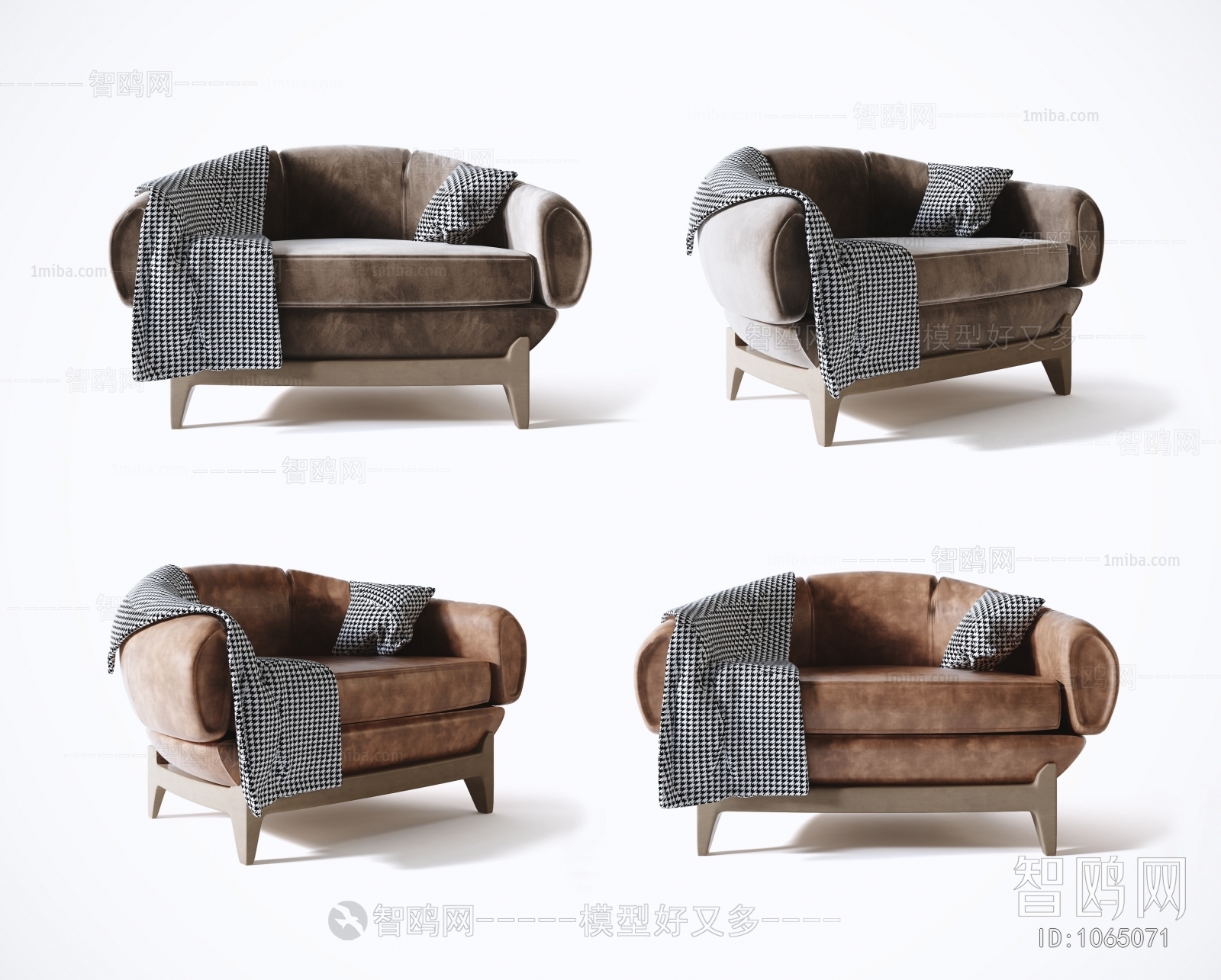 Nordic Style Single Sofa