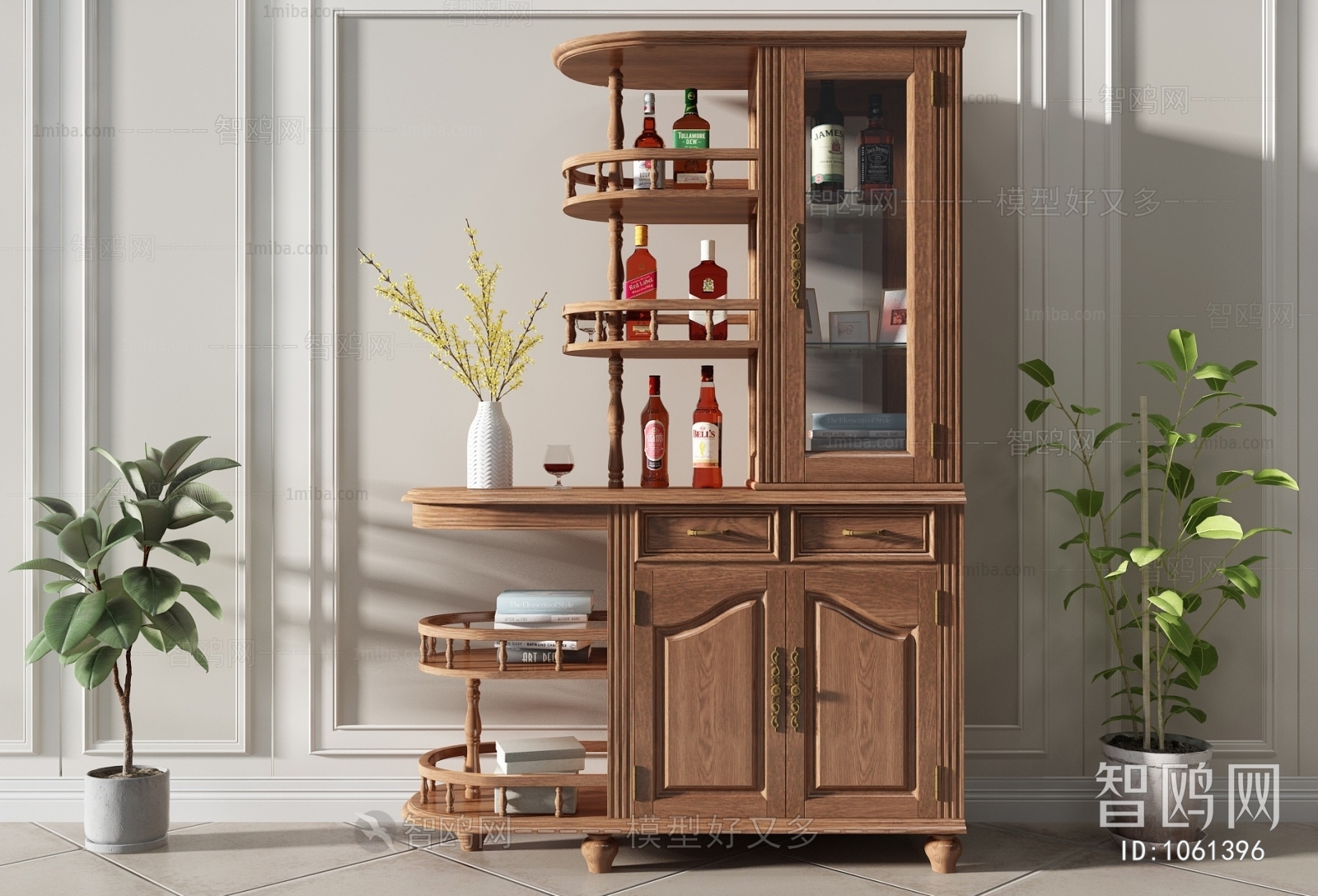 American Style Wine Cabinet