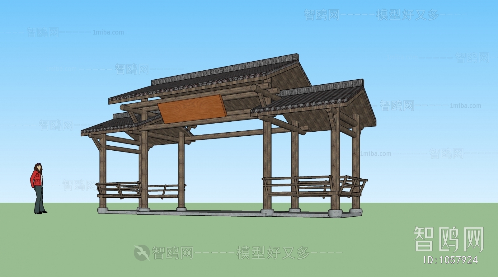 Chinese Style Building Component