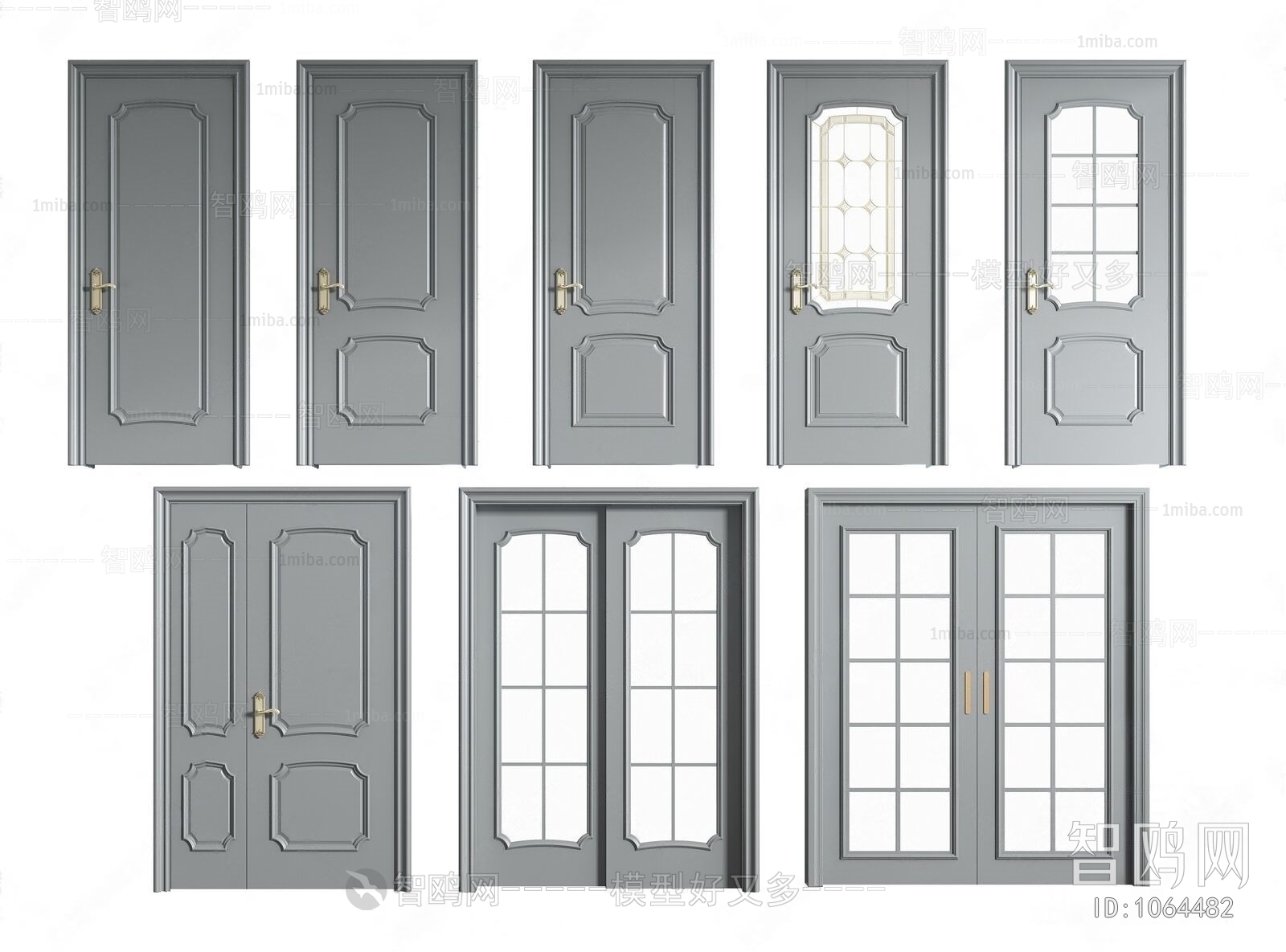 Simple European Style Door