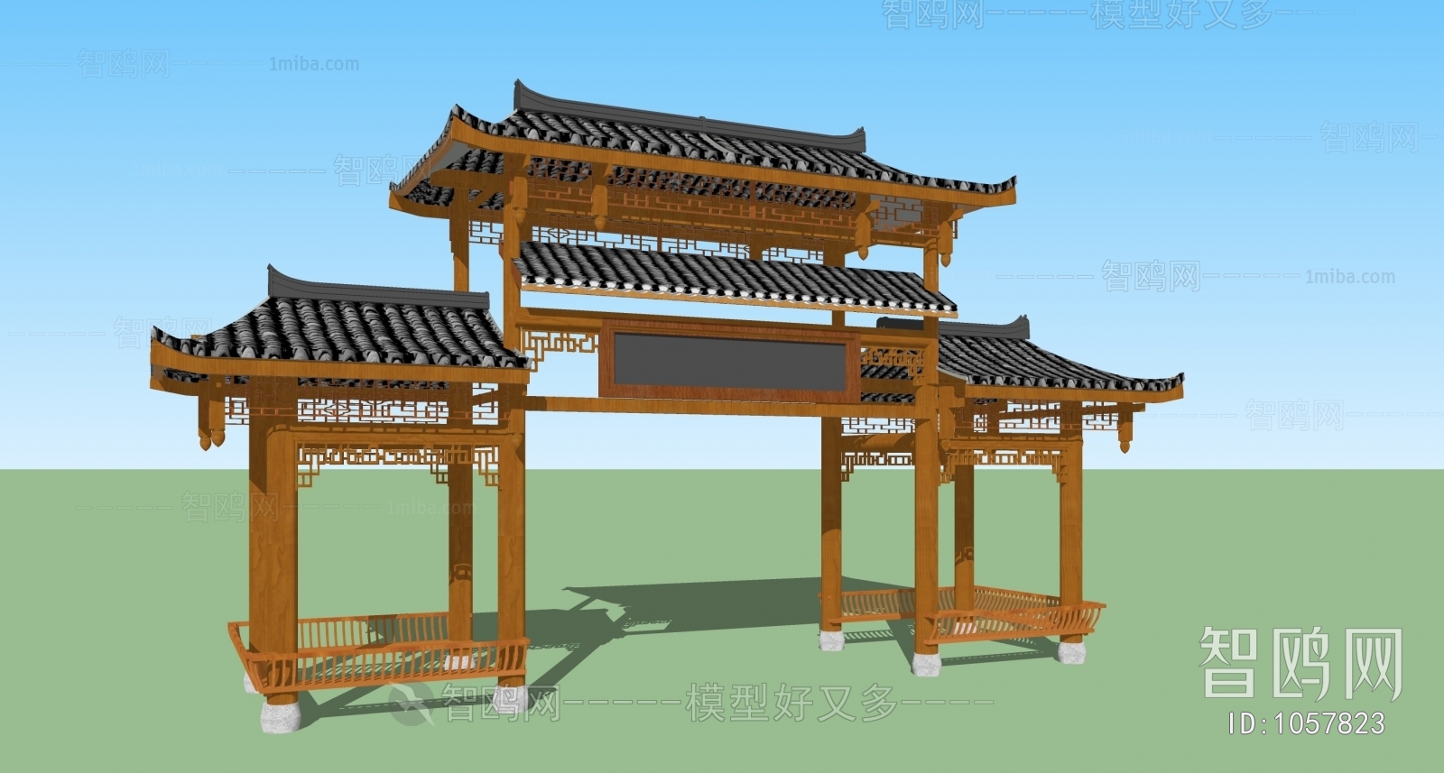 Chinese Style Building Component