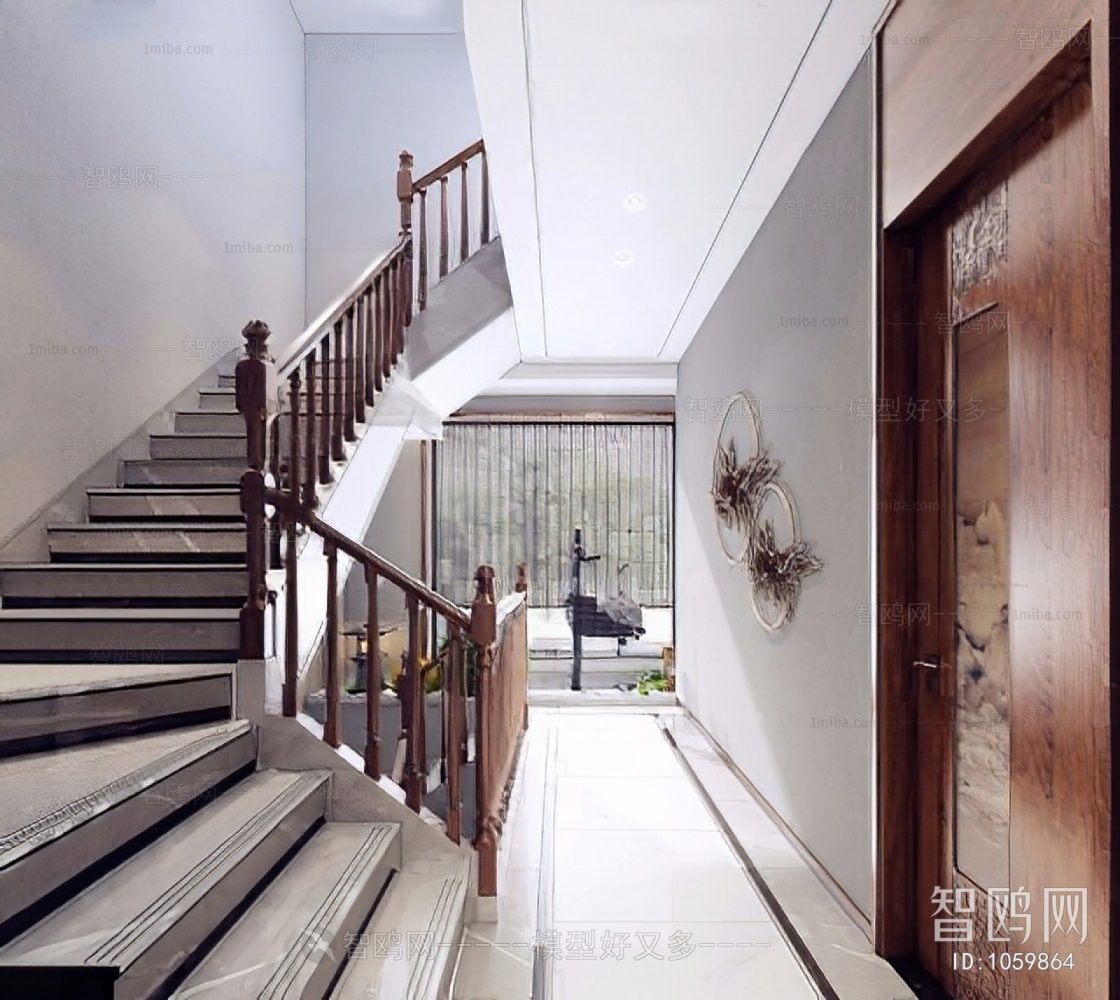 New Chinese Style Stairwell