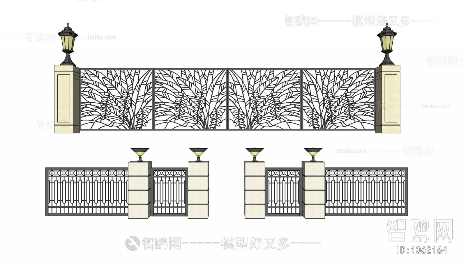 欧式铁艺围栏