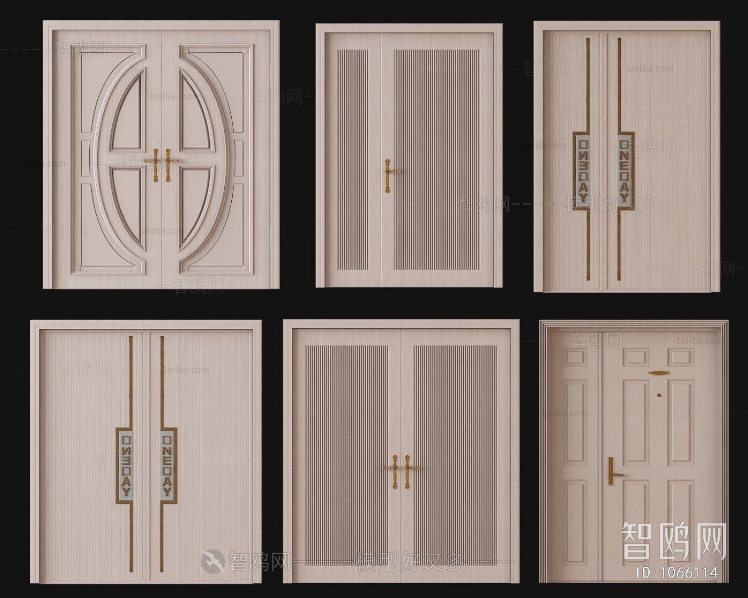 New Chinese Style Entrance Door