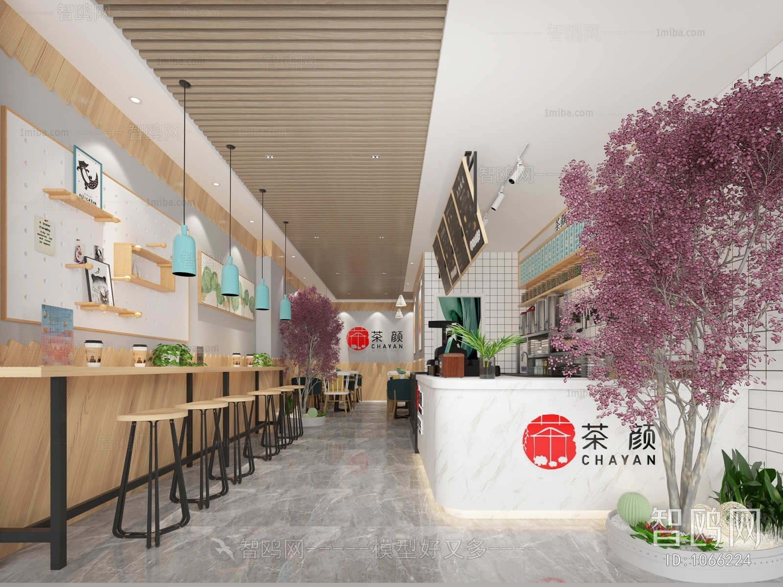 Modern Milk Tea Shop