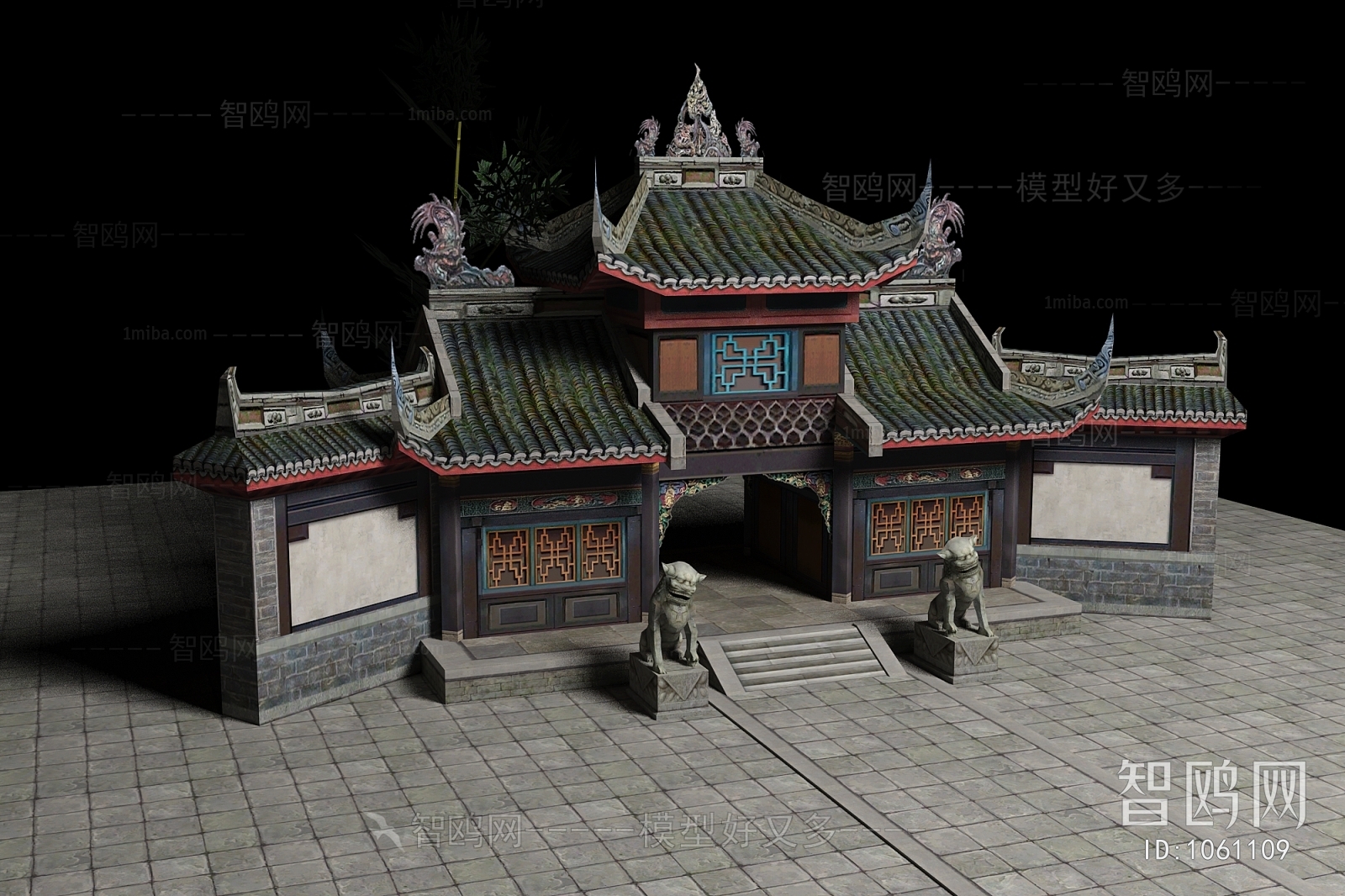 Chinese Style Ancient Architectural Buildings