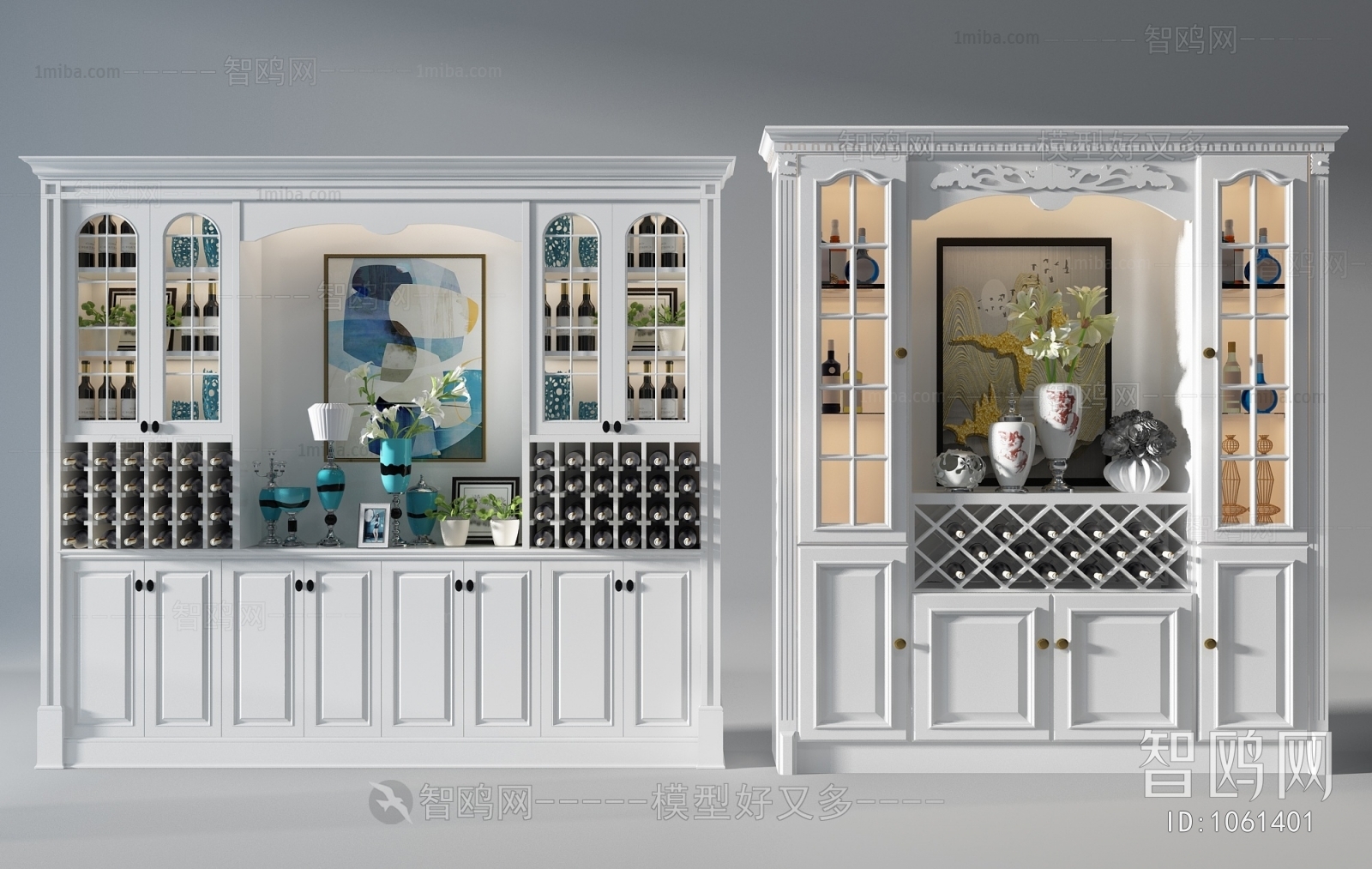 European Style Wine Cabinet