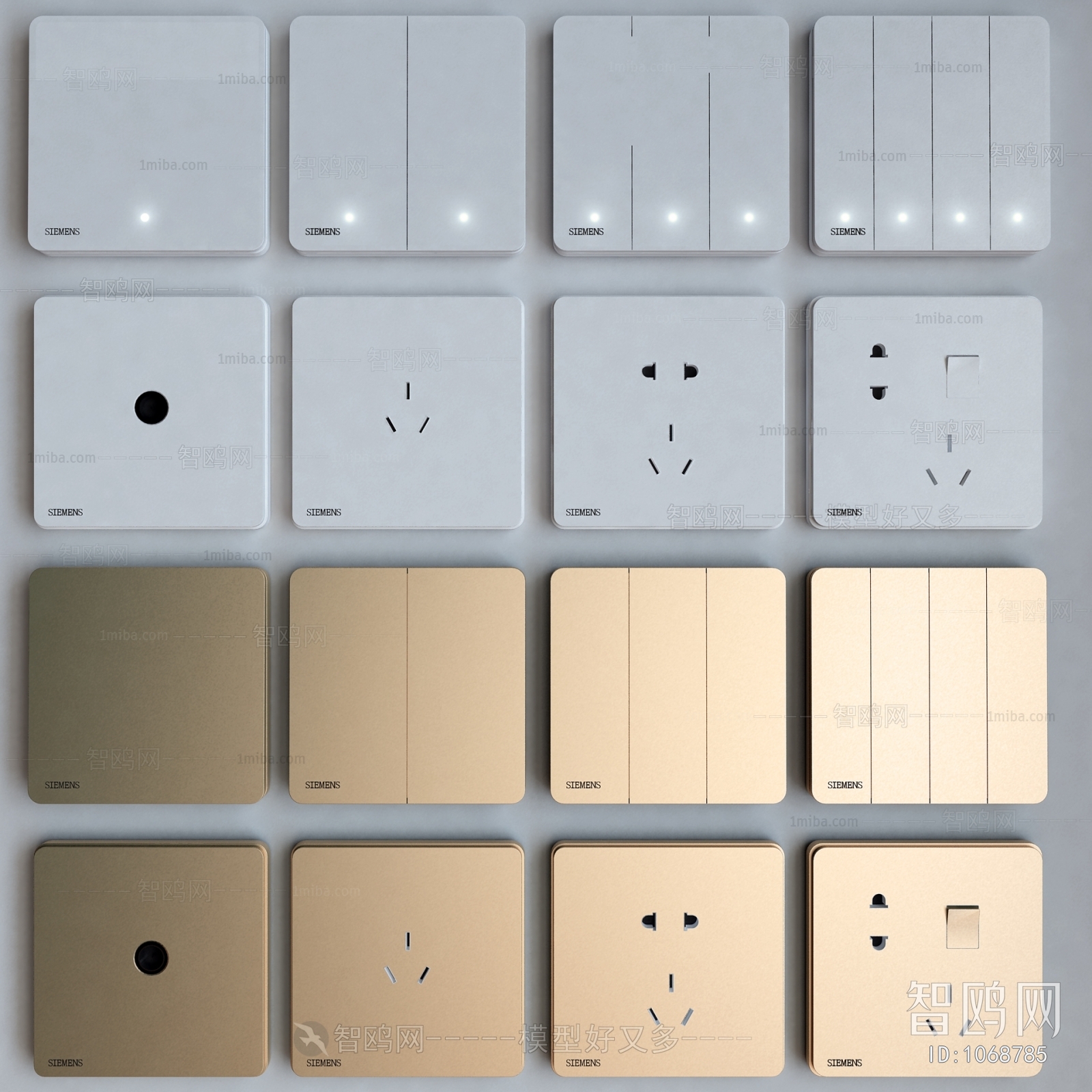 Modern Switch Socket Panel