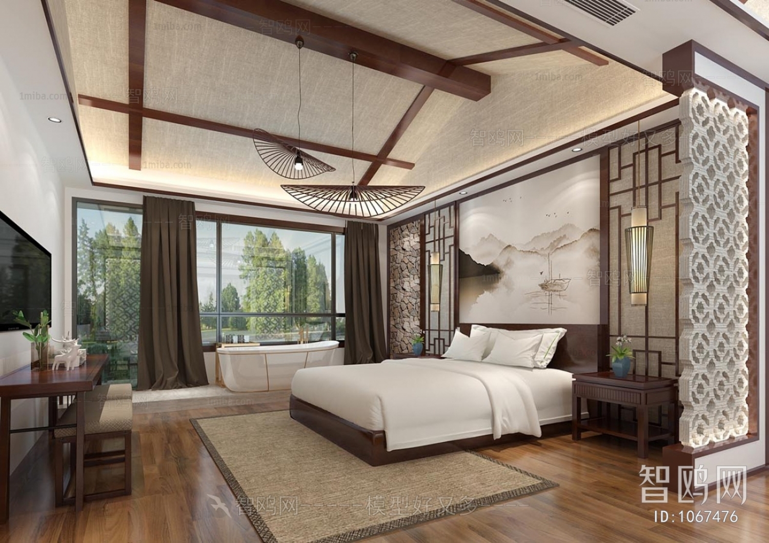 New Chinese Style Guest Room