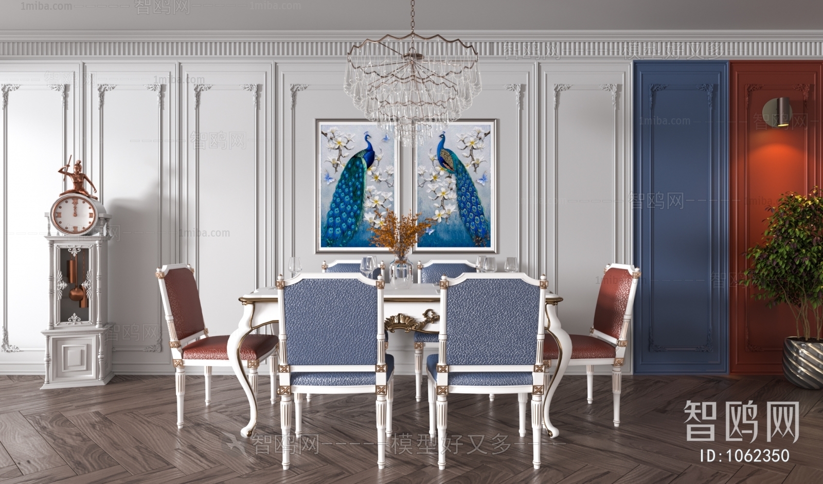 European Style Dining Table And Chairs