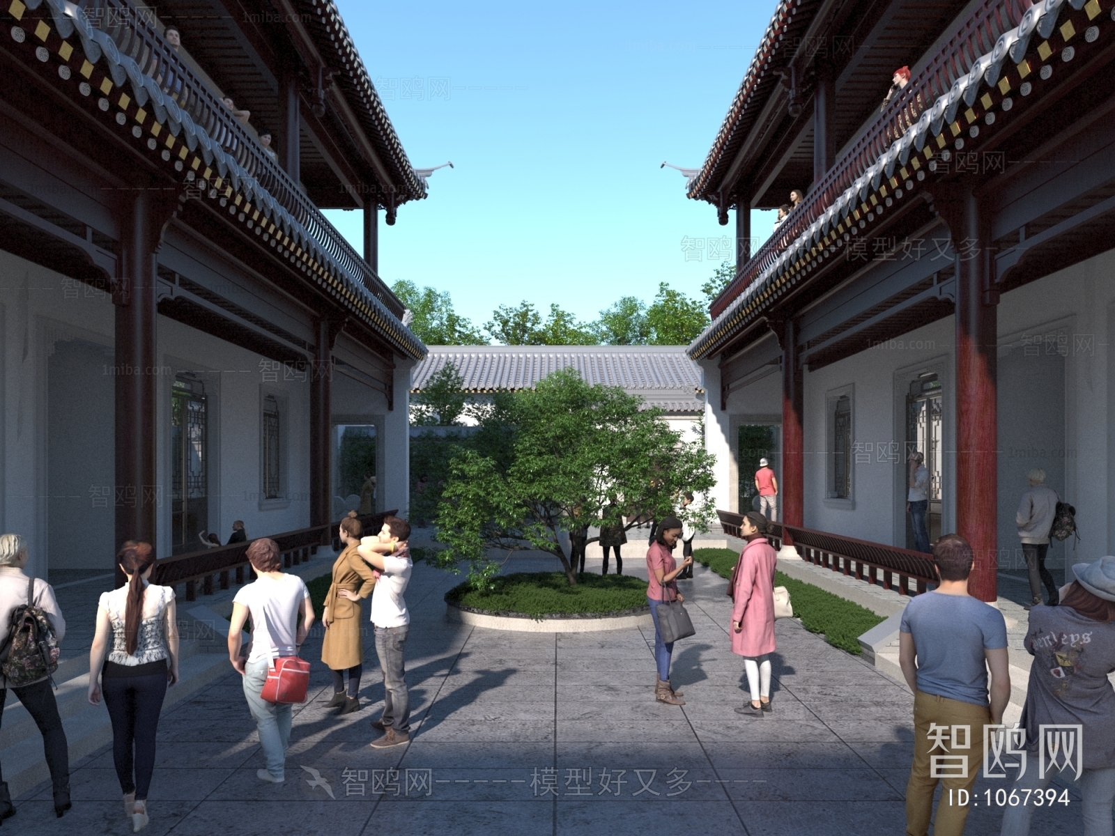 Chinese Style Courtyard/landscape