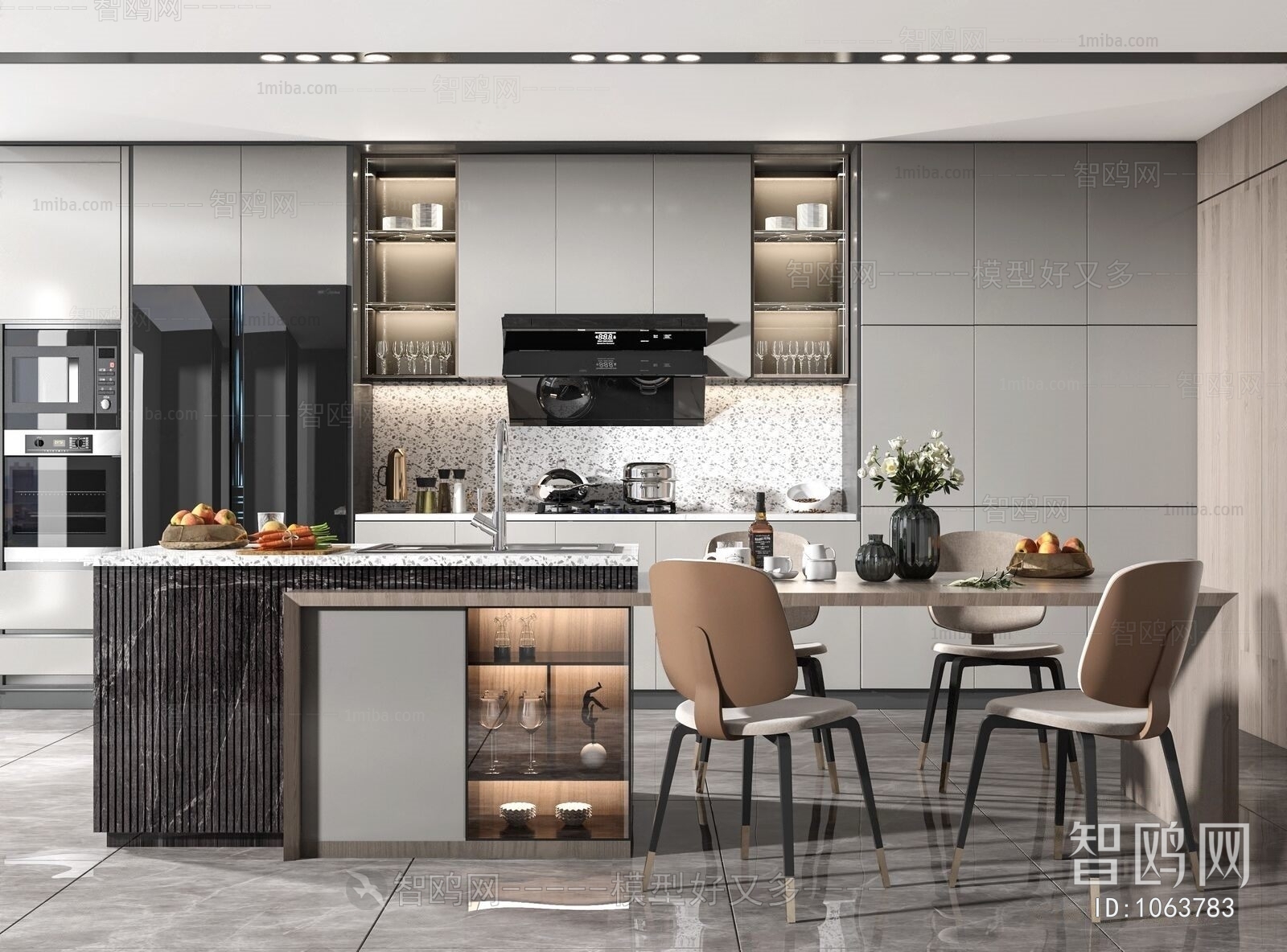 Modern Open Kitchen