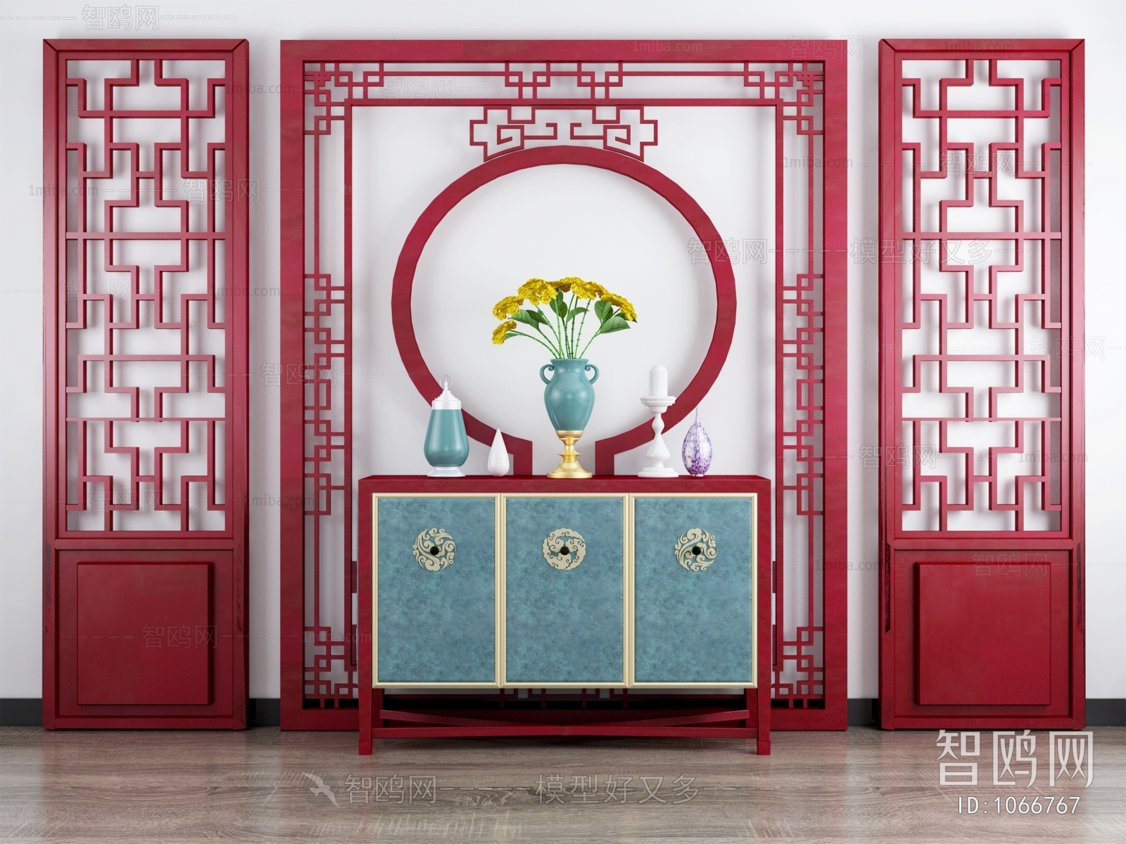 New Chinese Style Side Cabinet/Entrance Cabinet