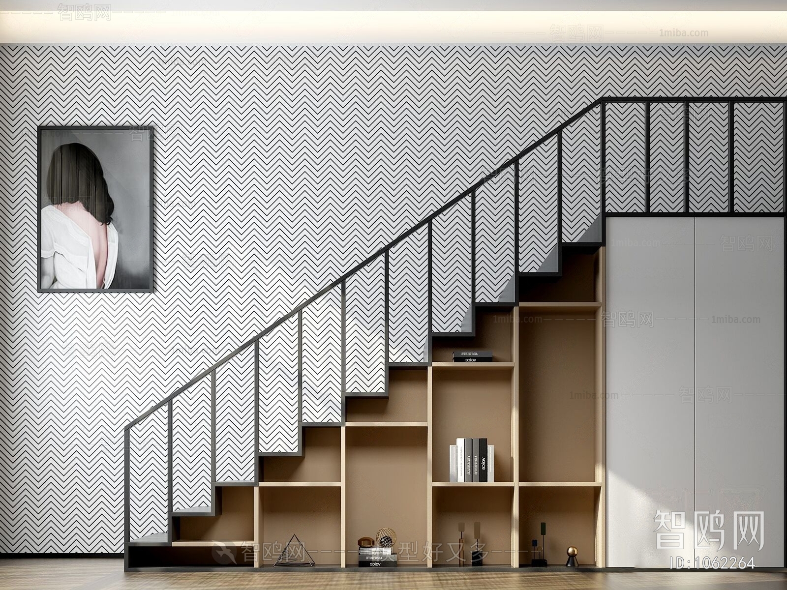 Modern Stair Balustrade/elevator