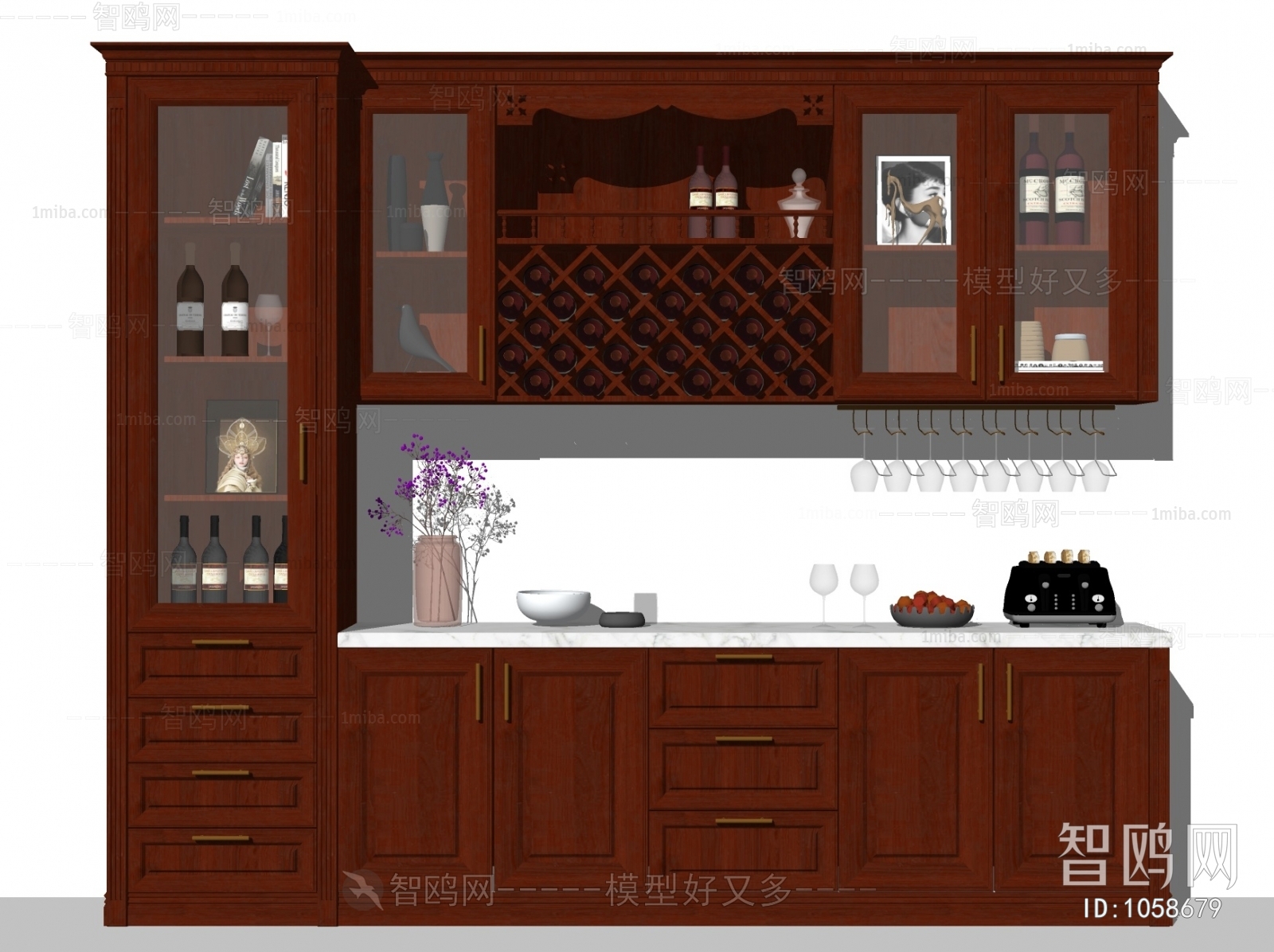 American Style Wine Cabinet