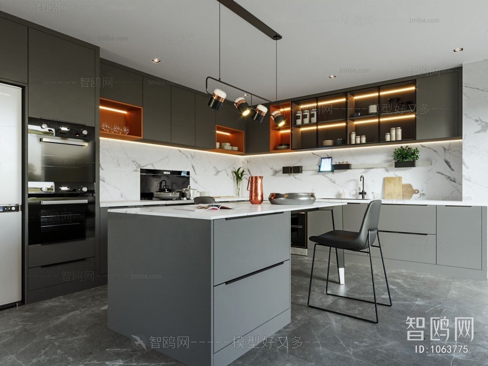 Modern Open Kitchen