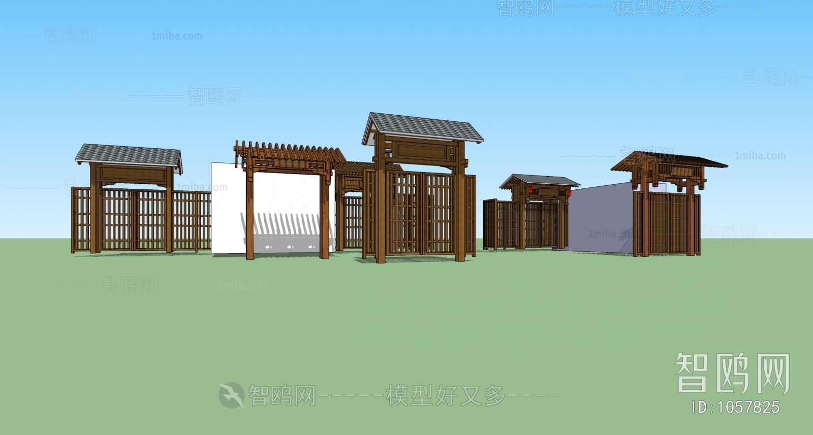 Chinese Style Building Component