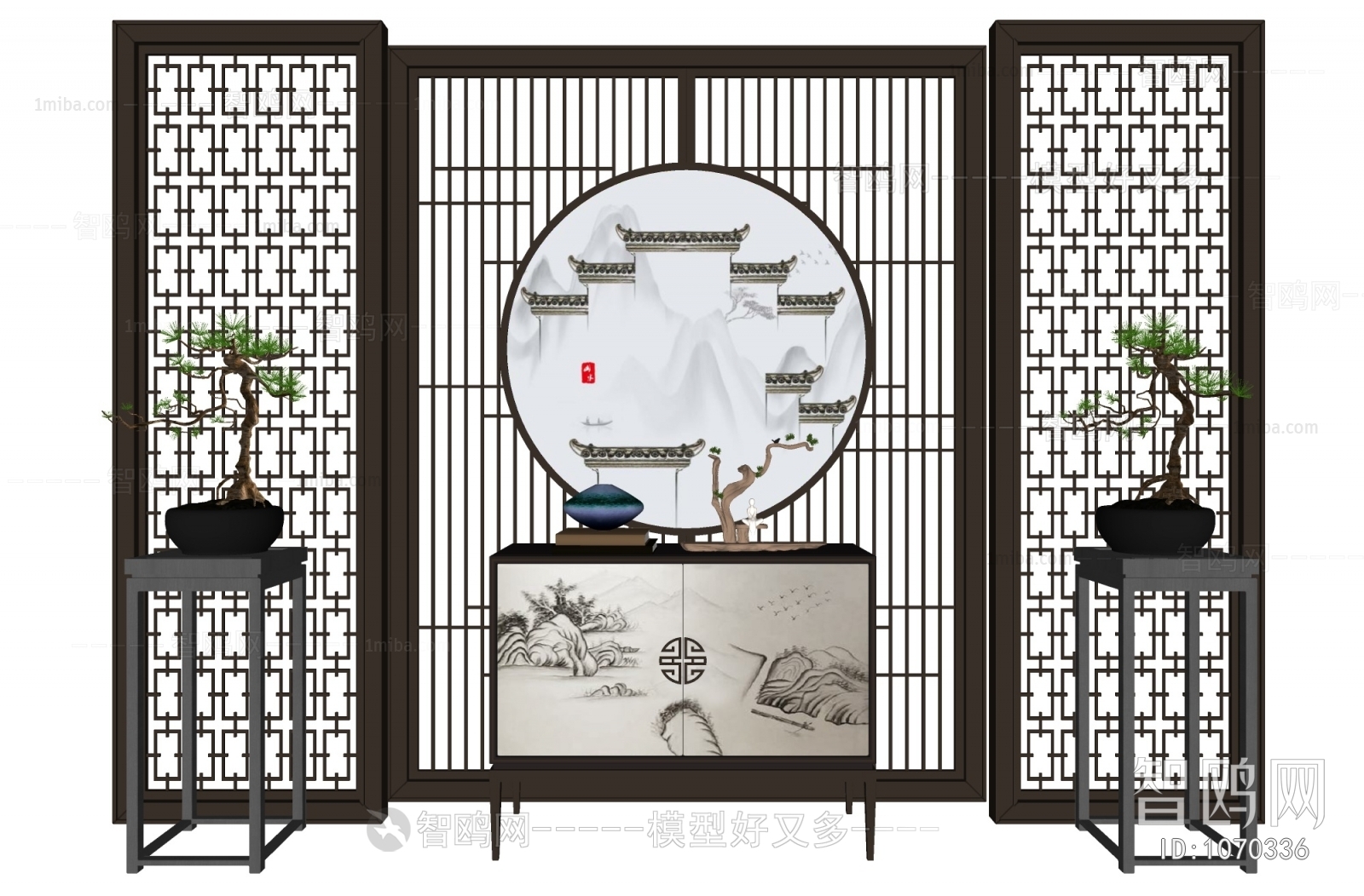 New Chinese Style Side Cabinet/Entrance Cabinet