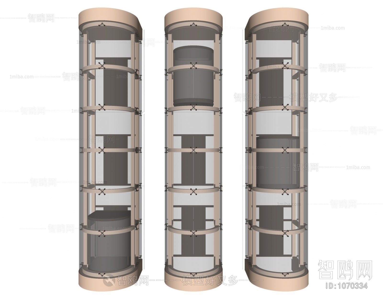 Modern Stair Balustrade/elevator