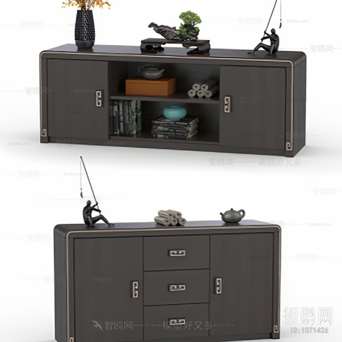 New Chinese Style TV Cabinet