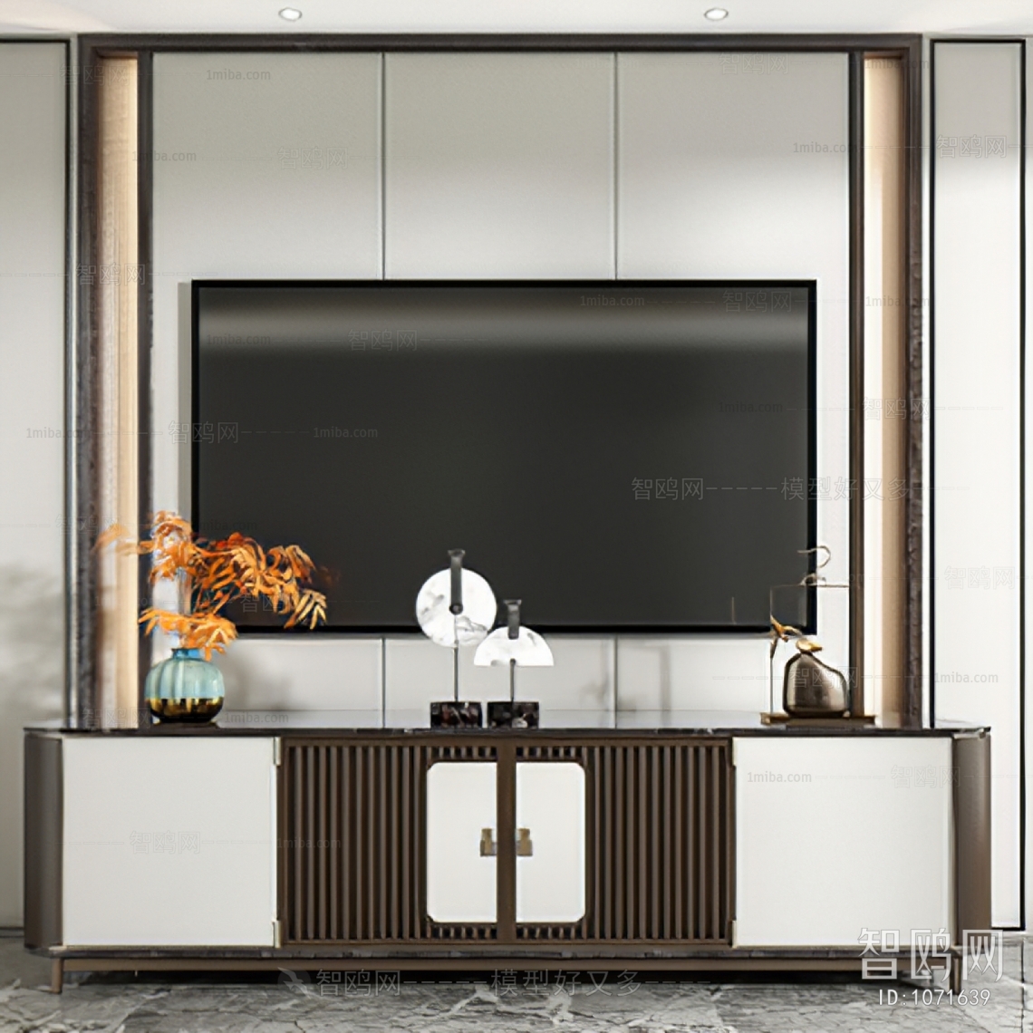 New Chinese Style TV Cabinet