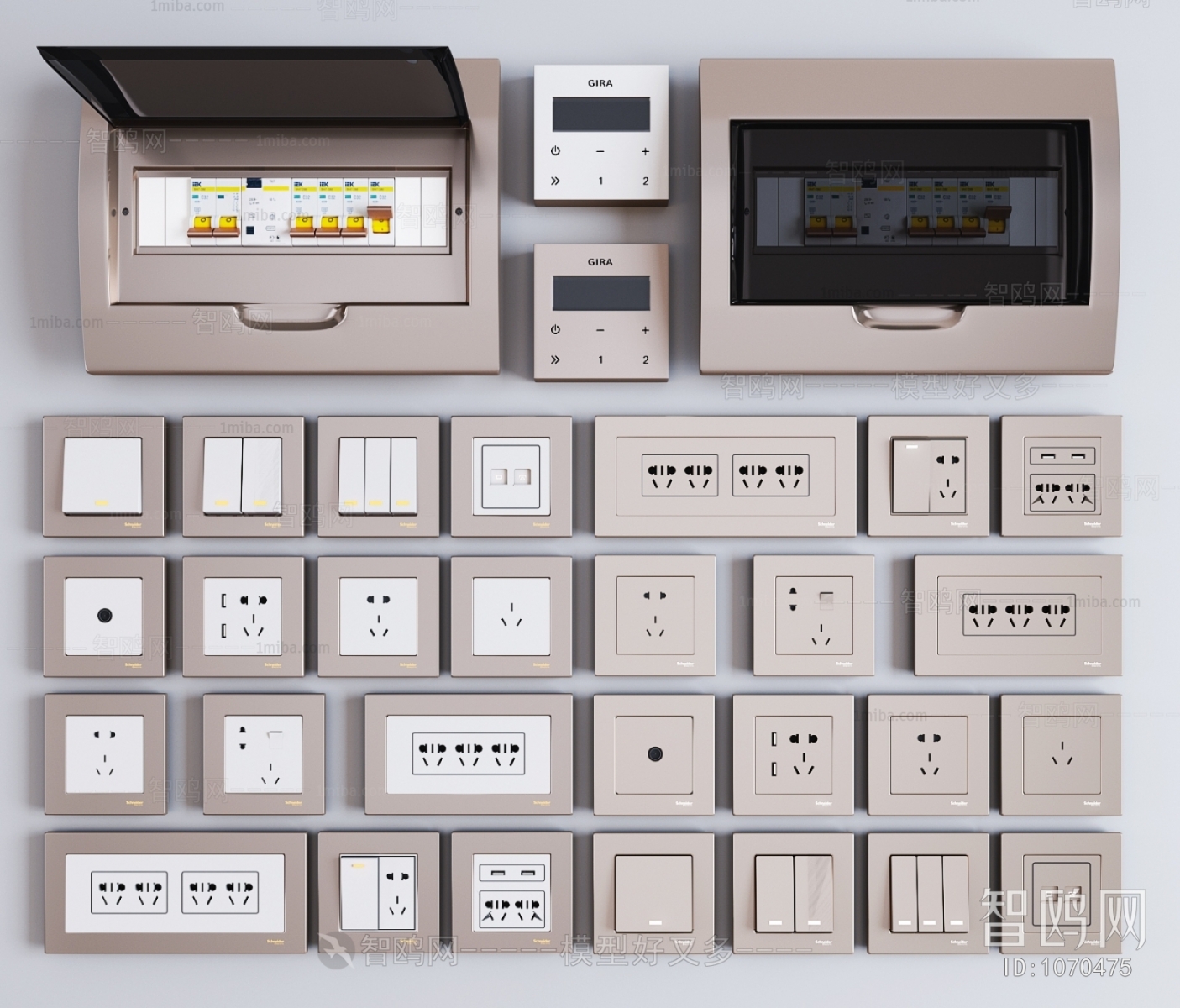 Modern Switch Socket Panel