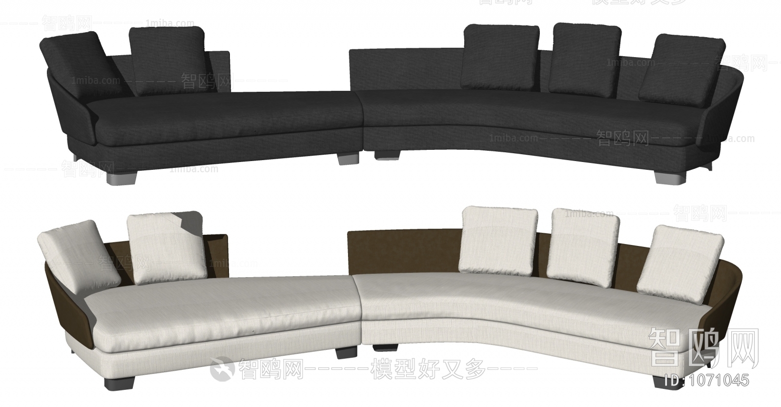 Modern Multi Person Sofa