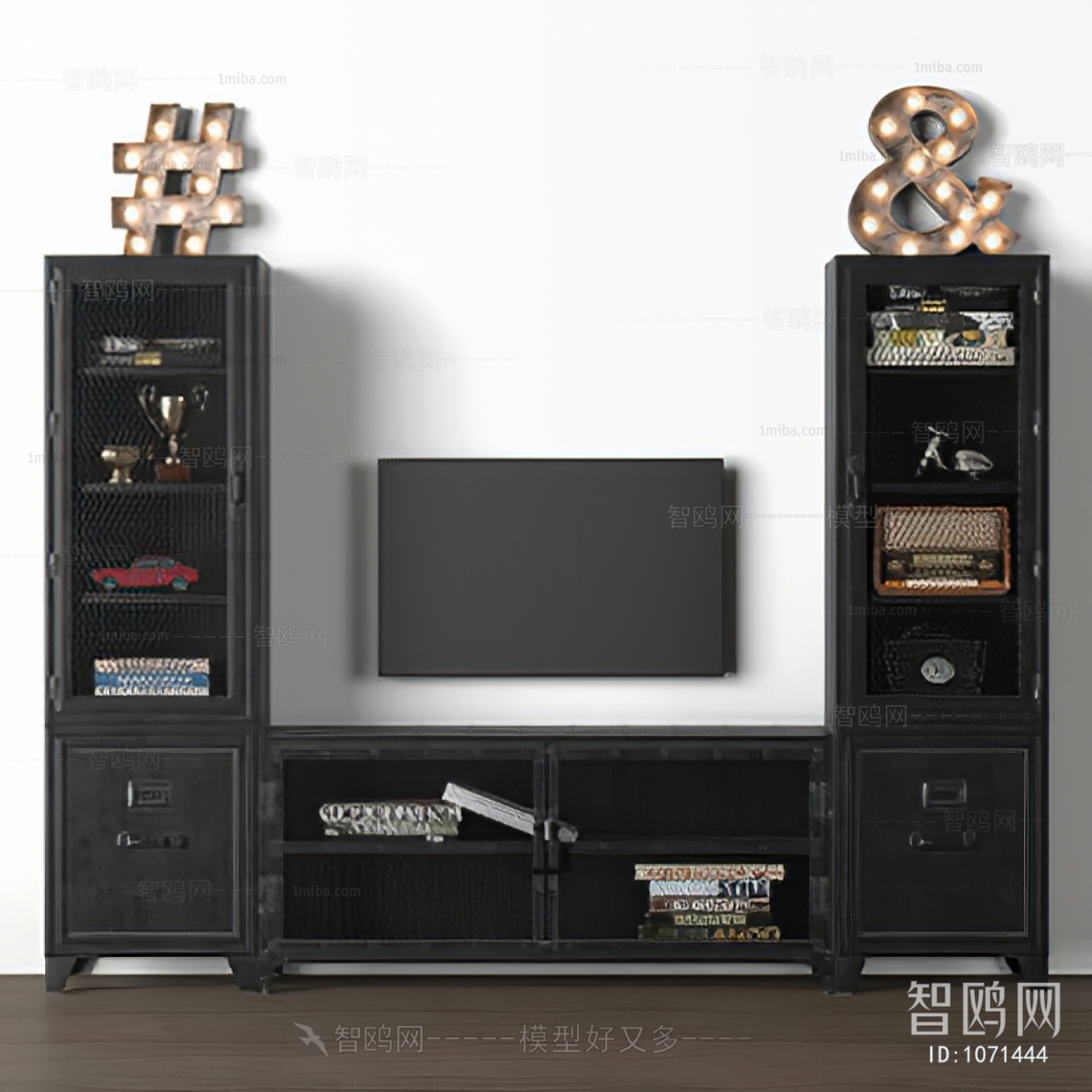 Industrial Style TV Cabinet