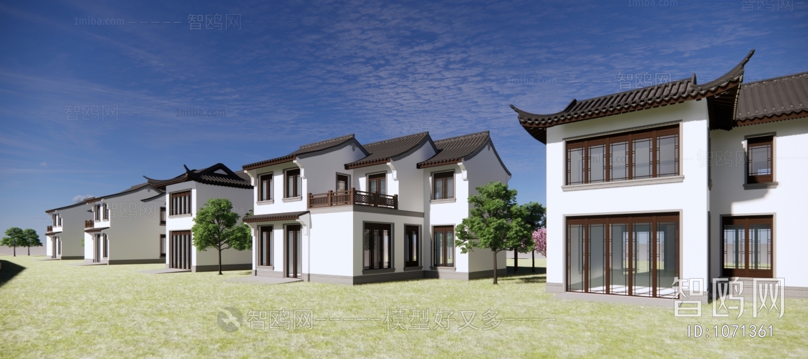 Chinese Style Villa Appearance