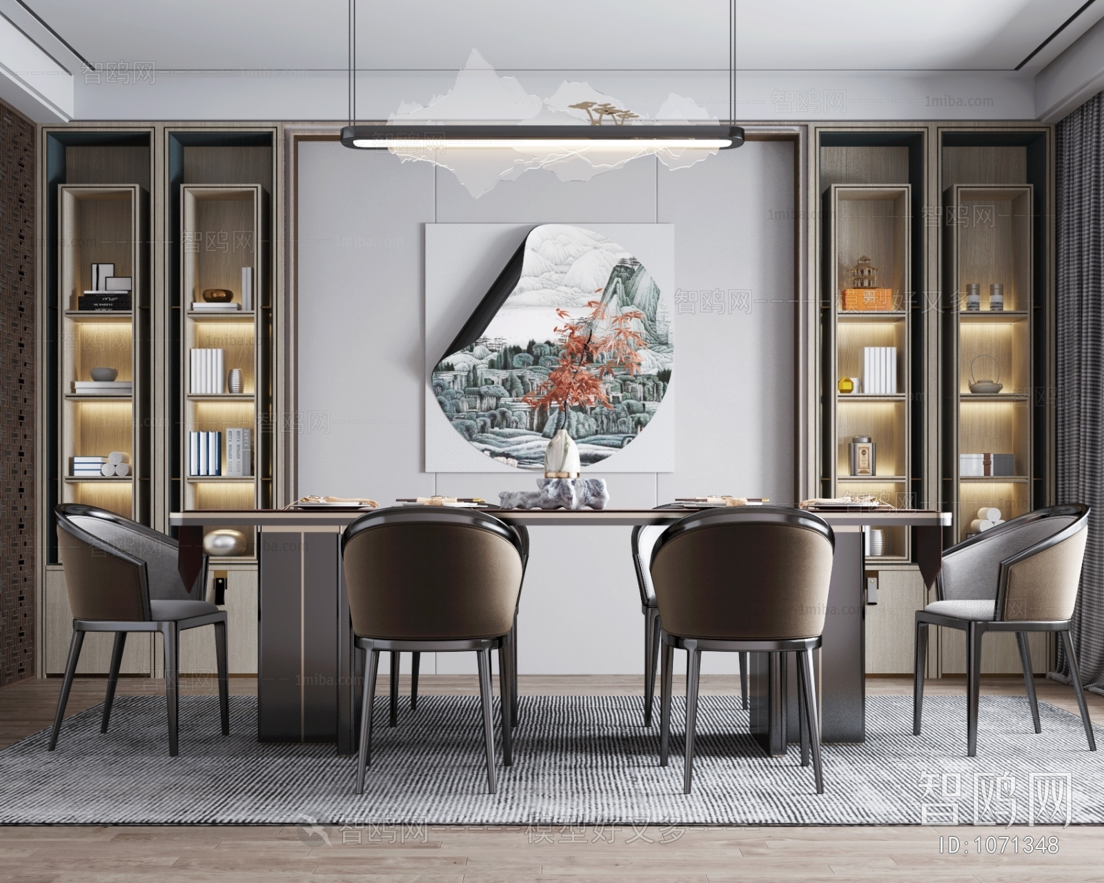 New Chinese Style Dining Room