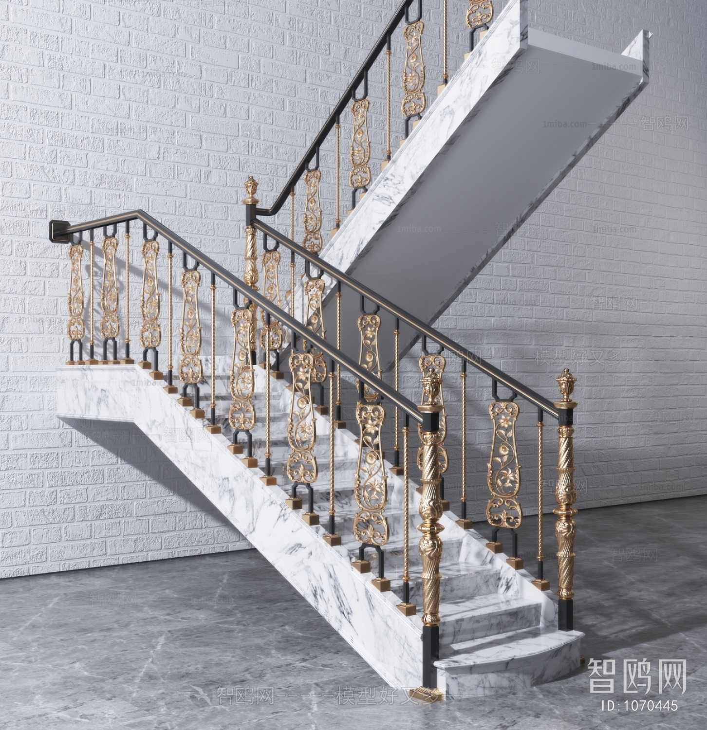 Simple European Style Stair Balustrade/elevator