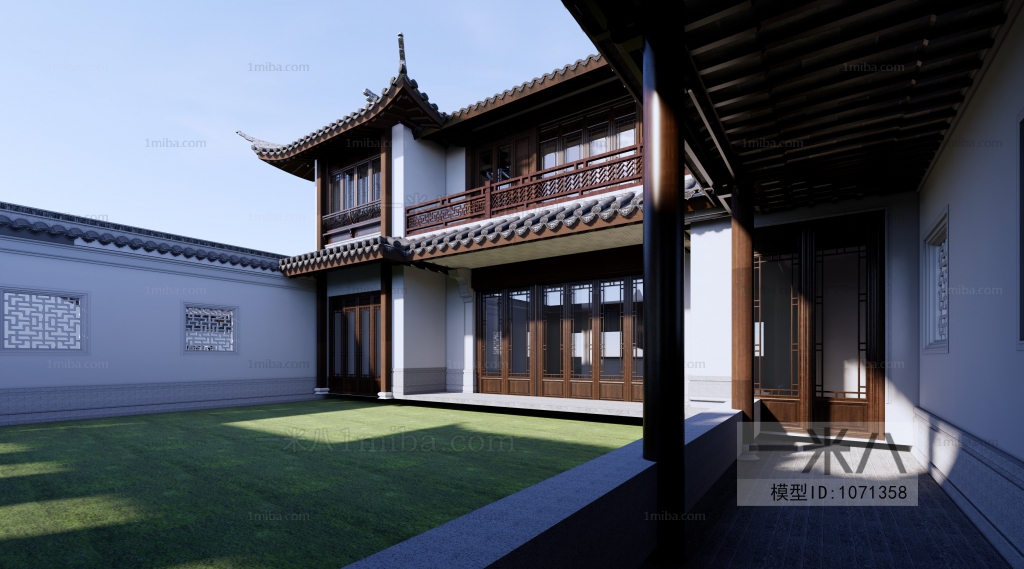 Chinese Style Villa Appearance