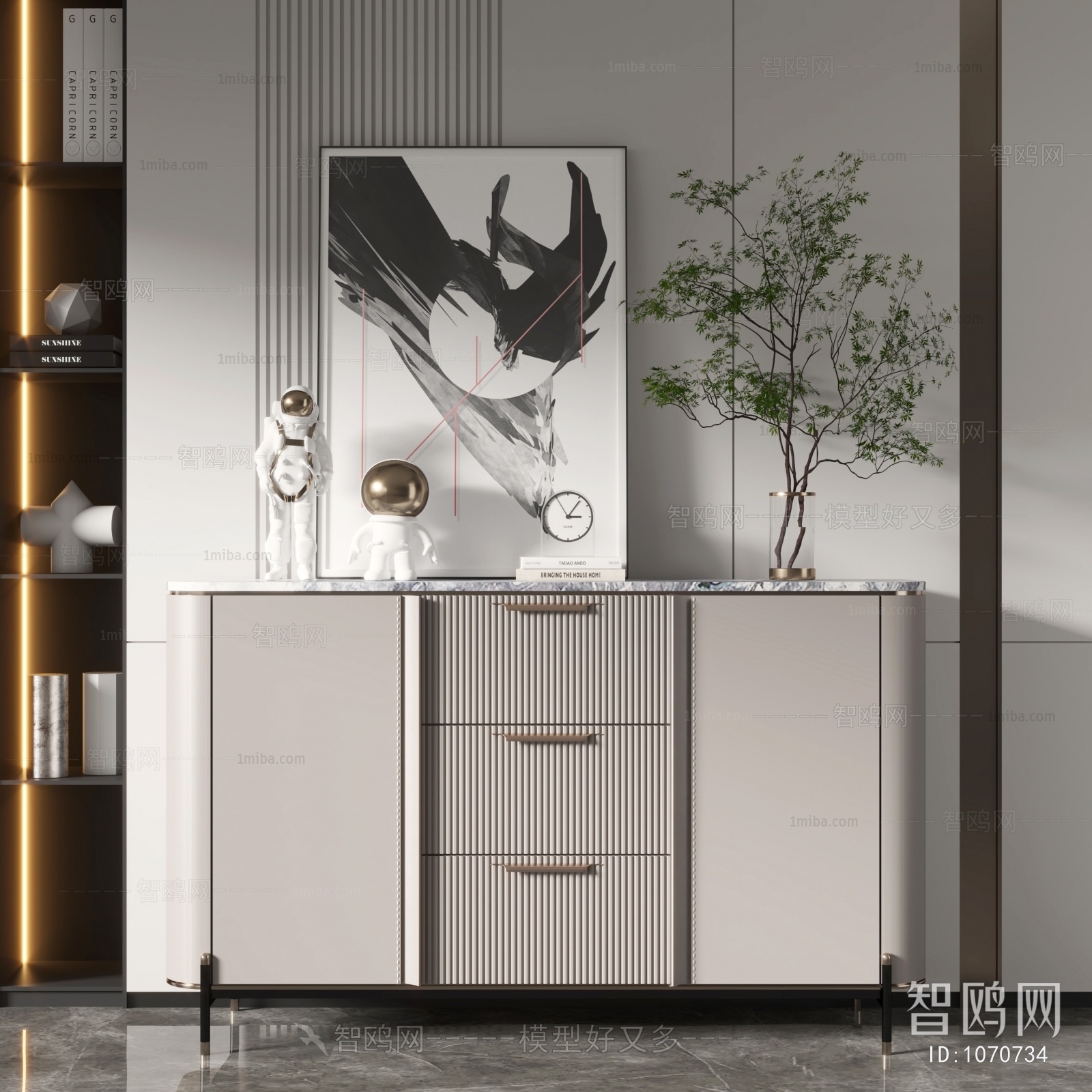 Modern Side Cabinet/Entrance Cabinet