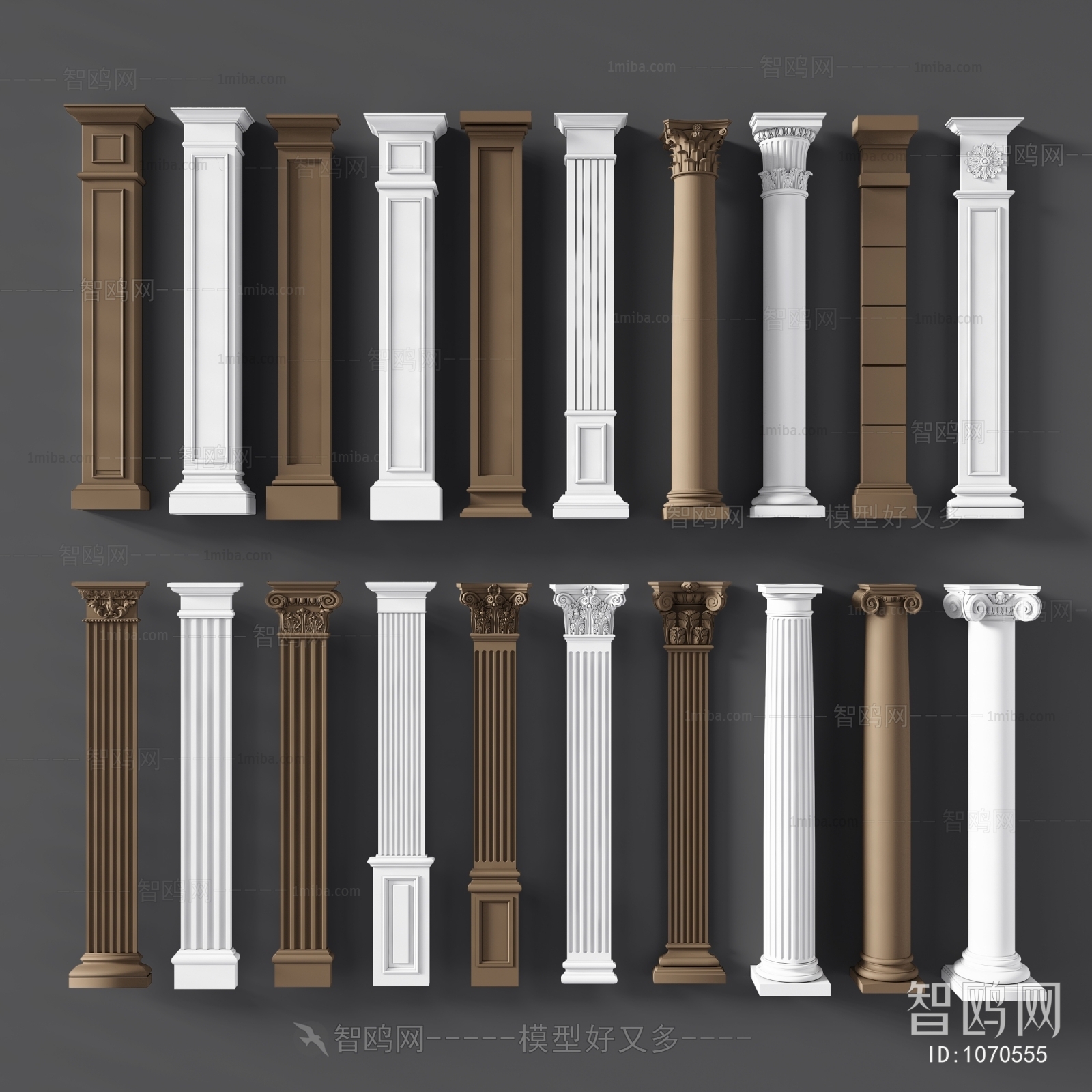 European Style Roman Pillar