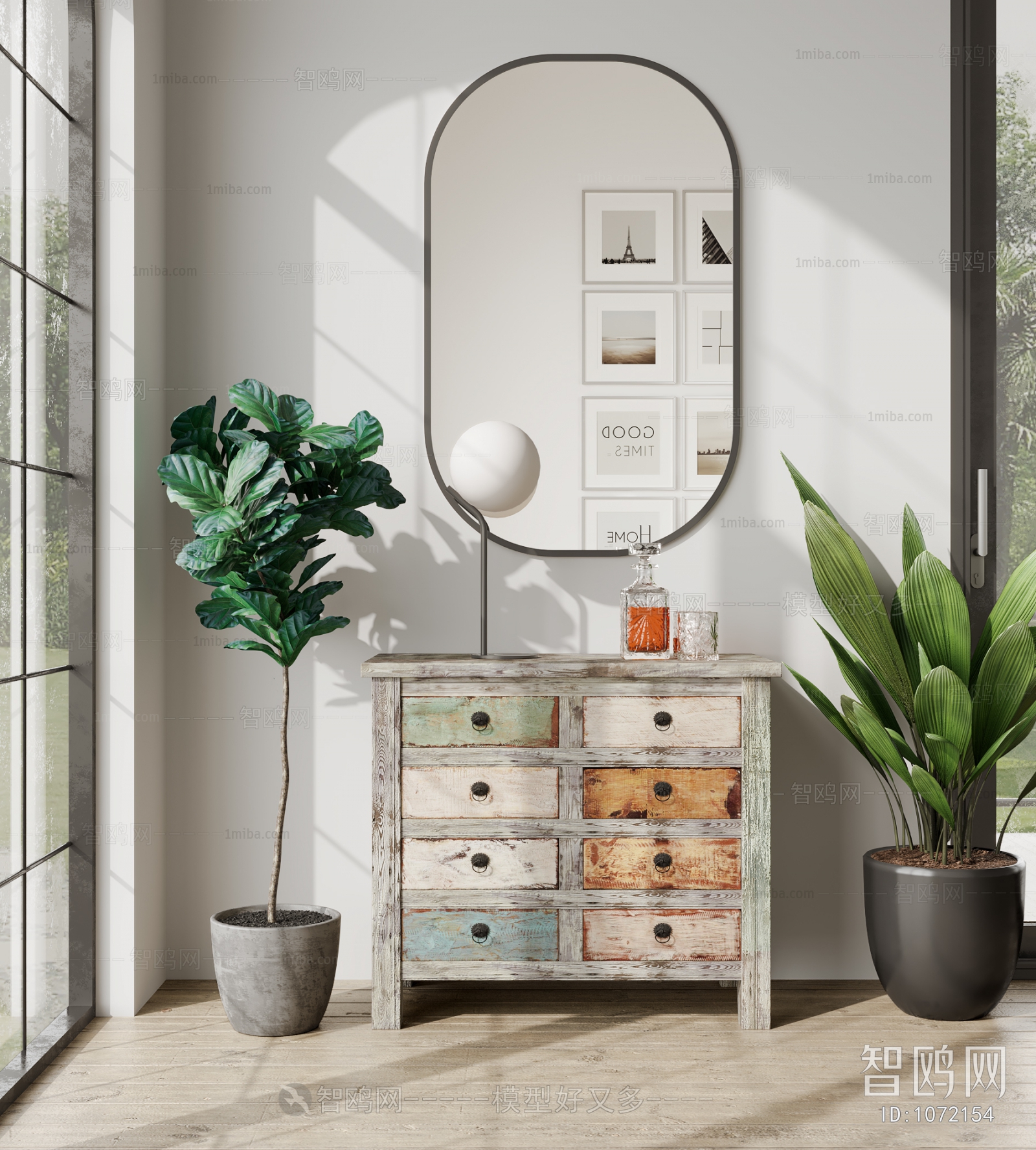 Modern Side Cabinet/Entrance Cabinet