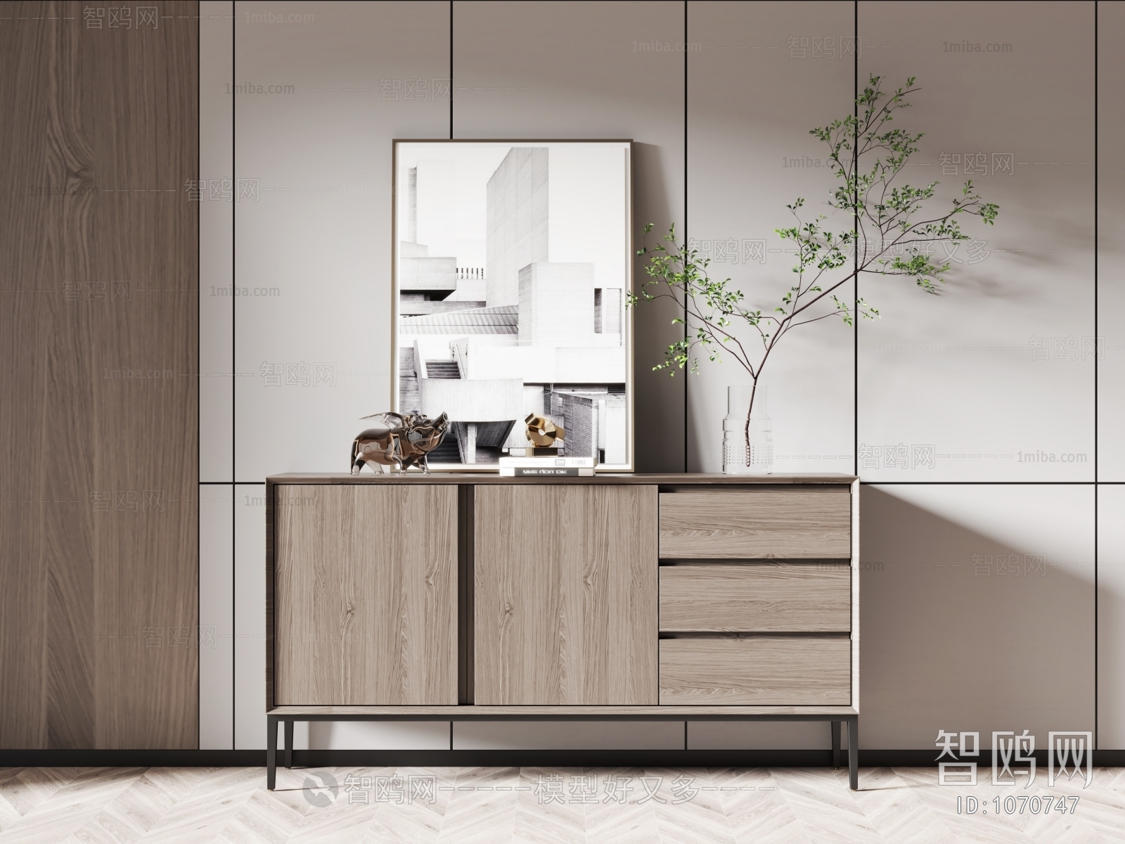 Modern Side Cabinet/Entrance Cabinet