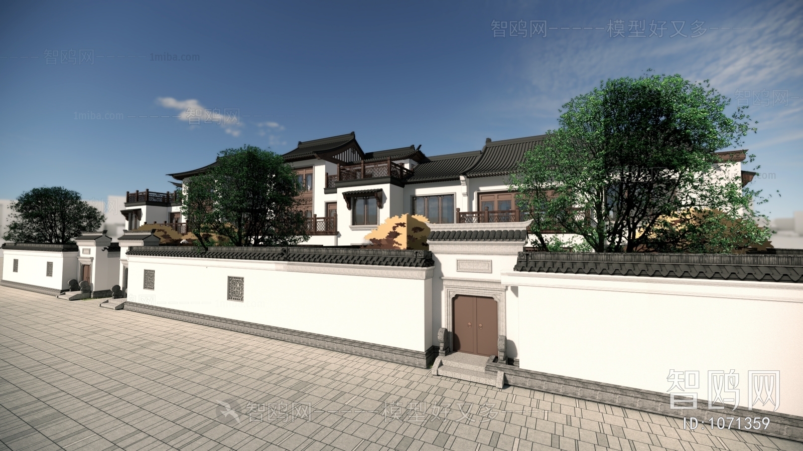 Chinese Style Villa Appearance