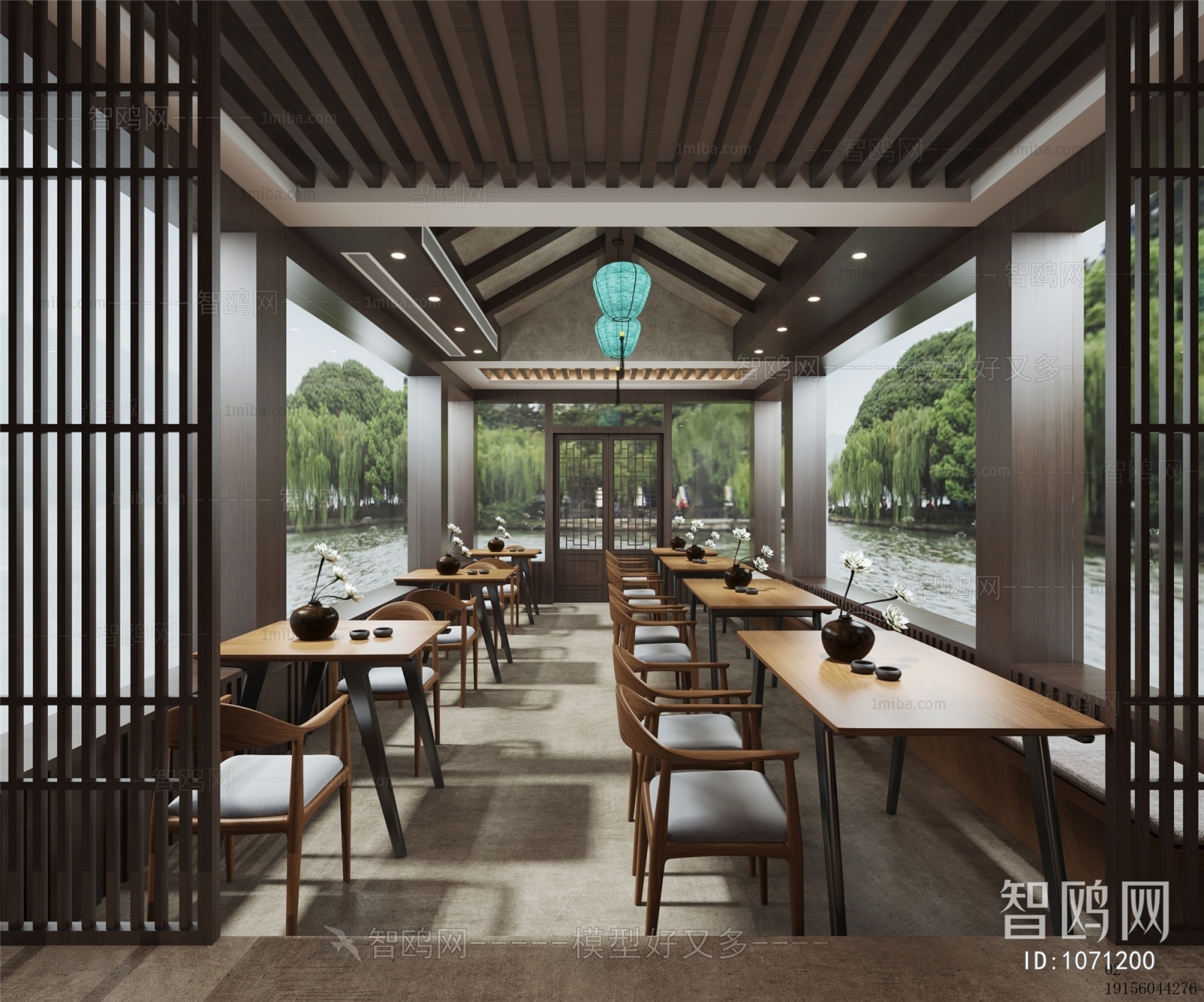 New Chinese Style Teahouse Tea House