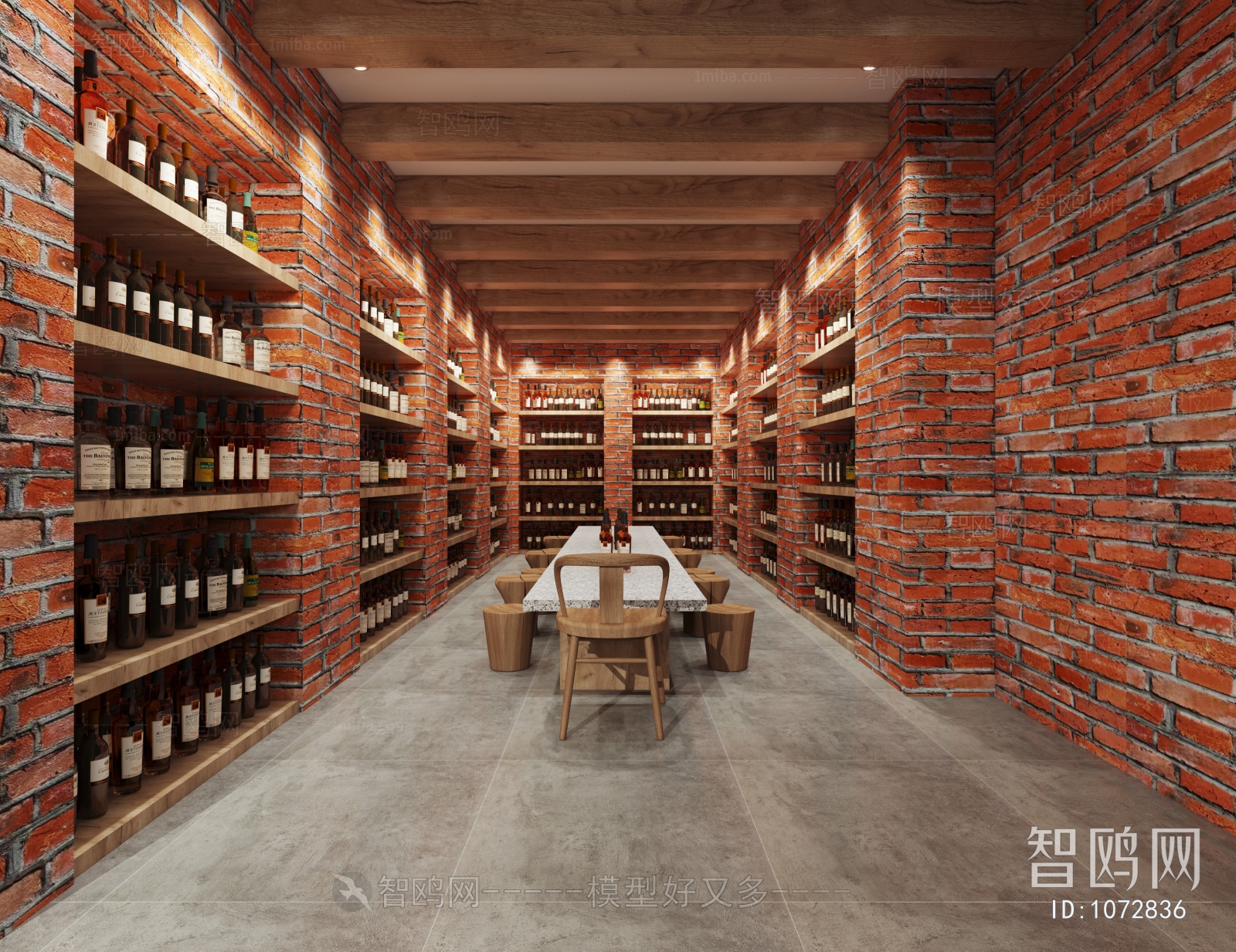 New Classical Style Wine Cellar/Wine Tasting Room