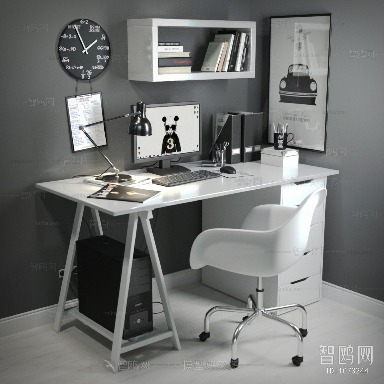 Modern Computer Desk And Chair