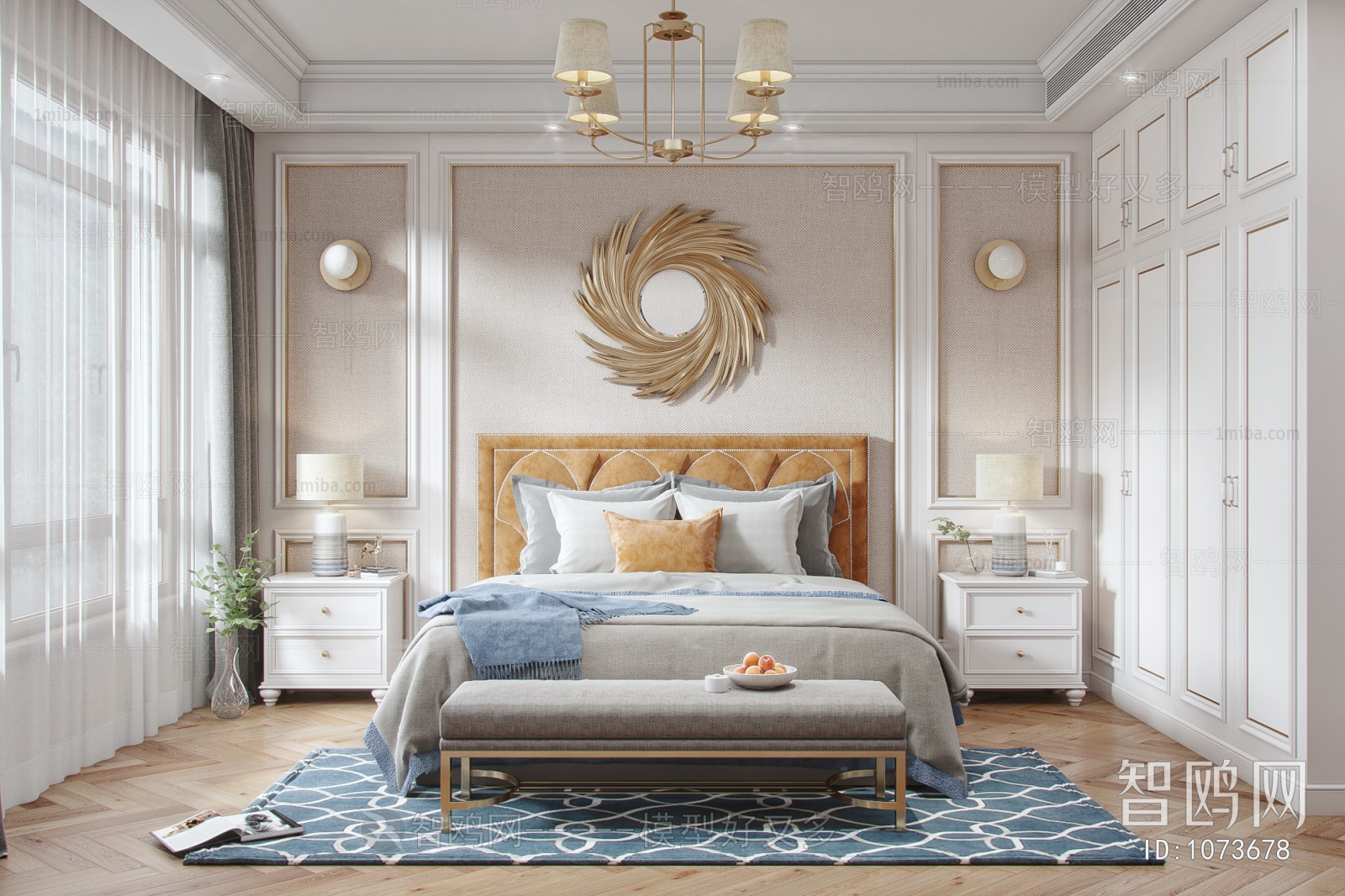 American Style Bedroom