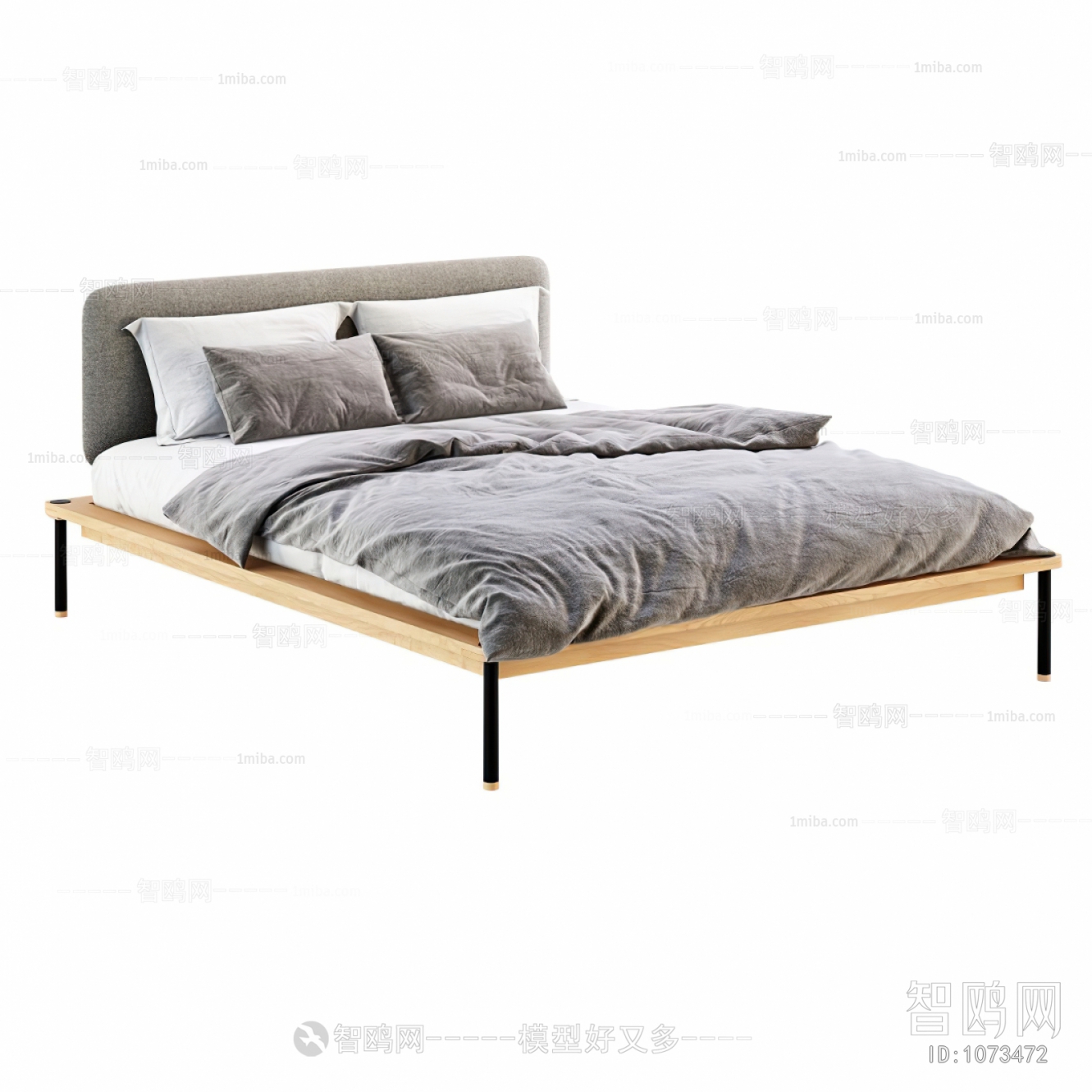 Nordic Style Double Bed