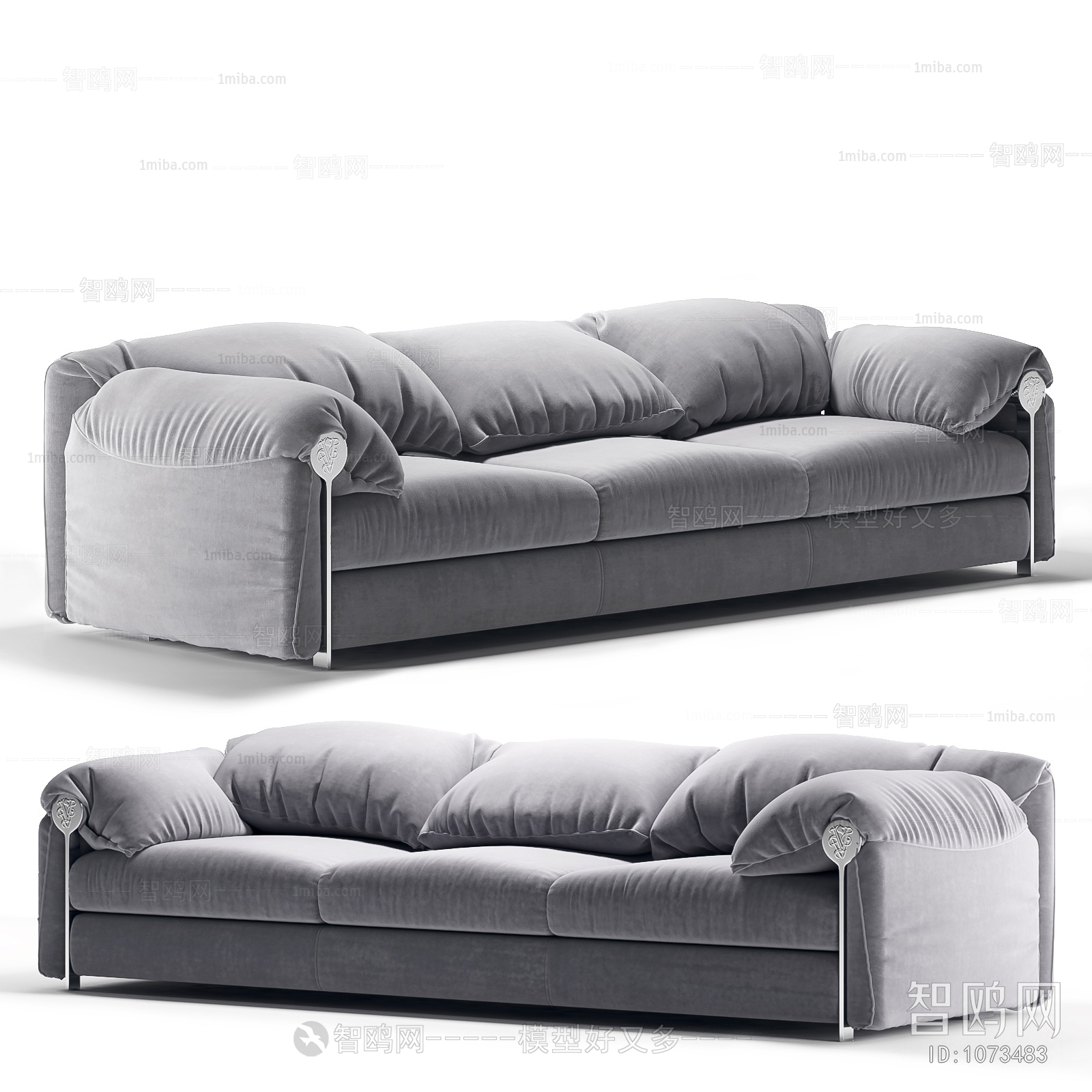 Modern Three-seat Sofa