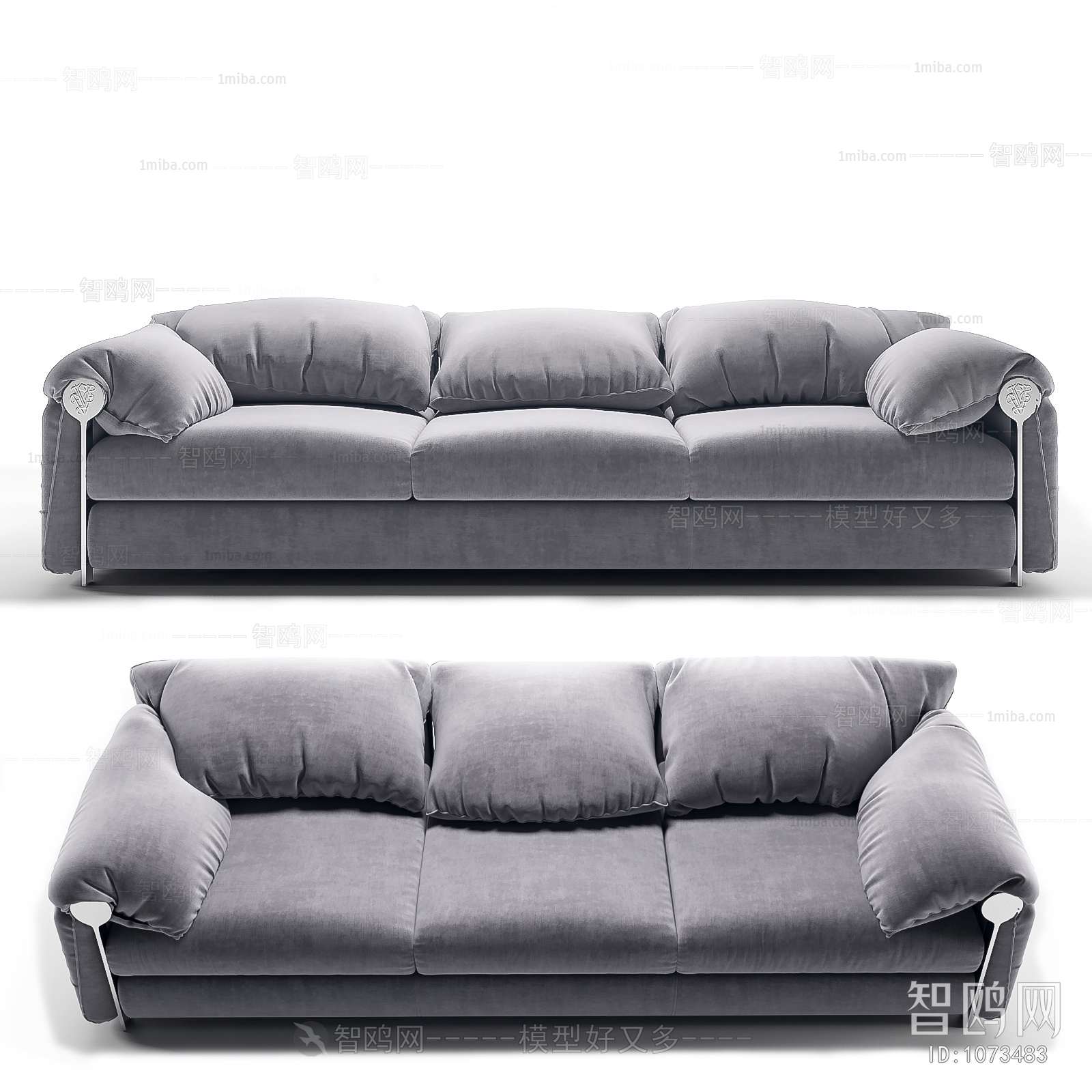 Modern Three-seat Sofa