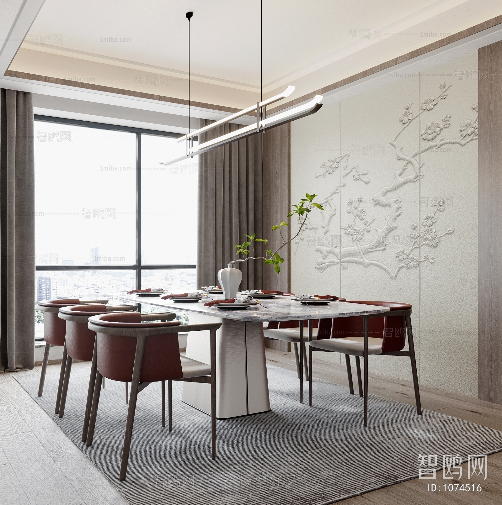 New Chinese Style Dining Room