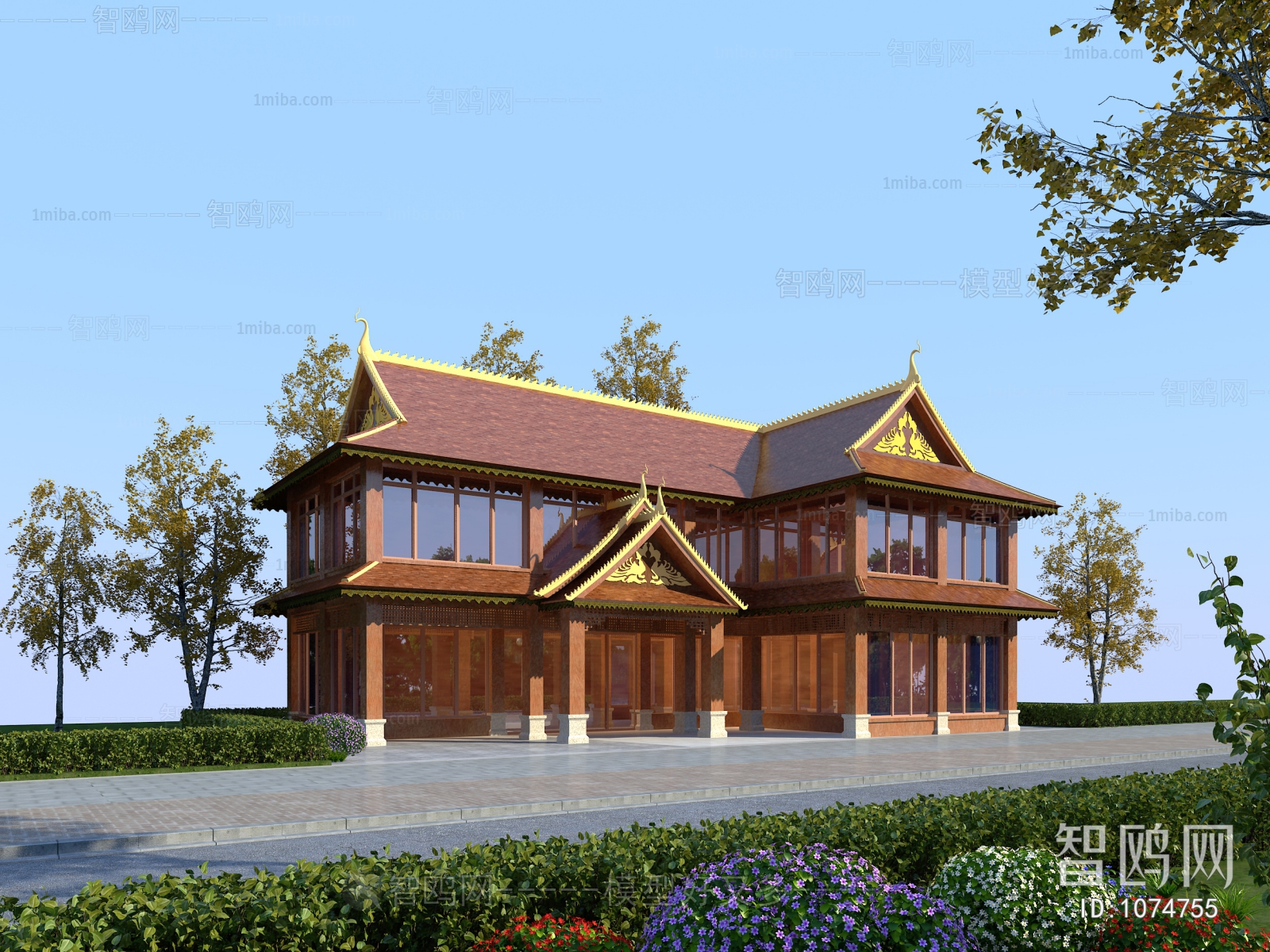 Southeast Asian Style Building Appearance